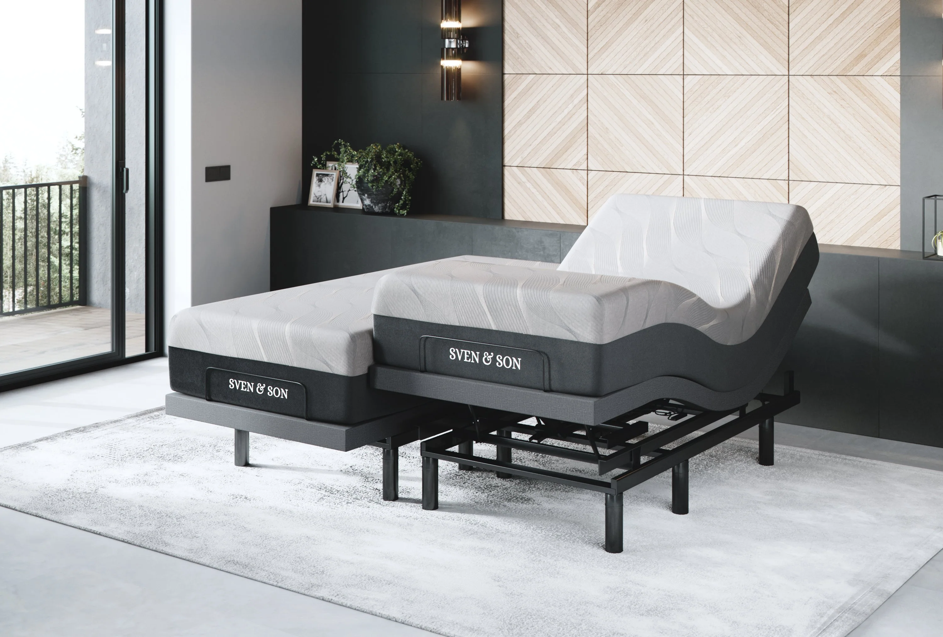 Bliss Series Adjustable Bed Frame + Choice of Mattress Bundle - Image 14