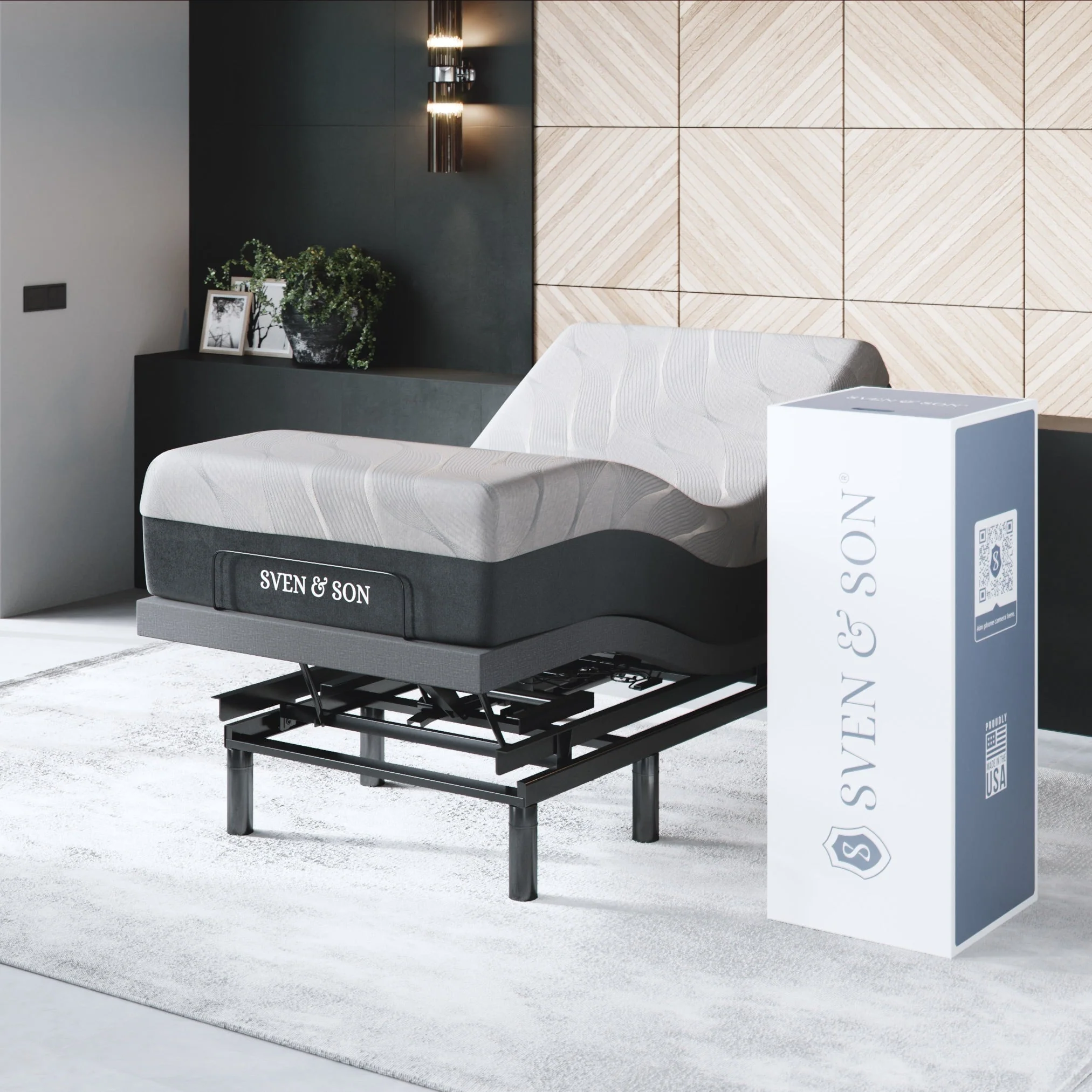 Bliss Series Adjustable Bed Frame + Choice of Mattress Bundle - Image 145