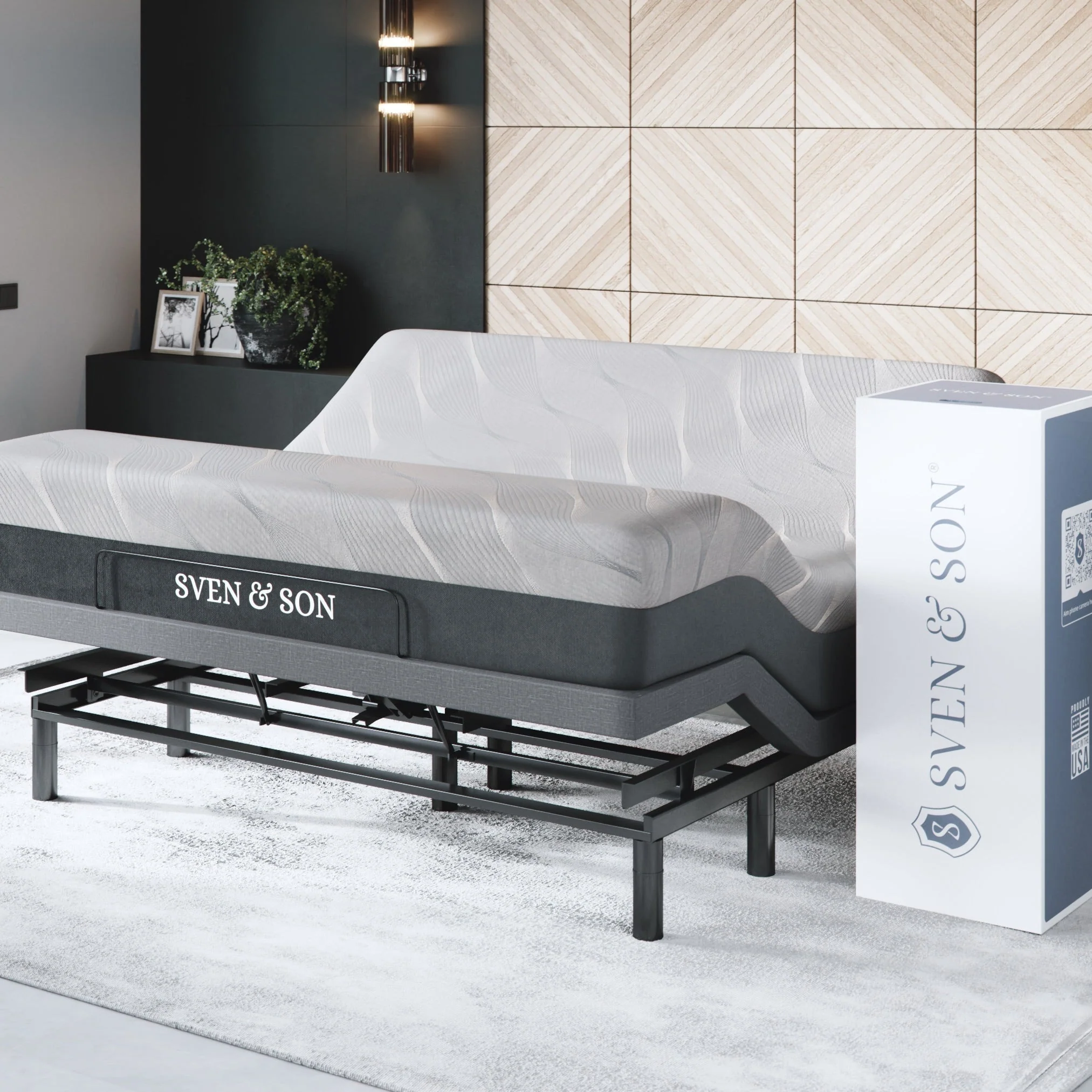 Bliss Series Adjustable Bed Frame + Choice of Mattress Bundle - Image 149