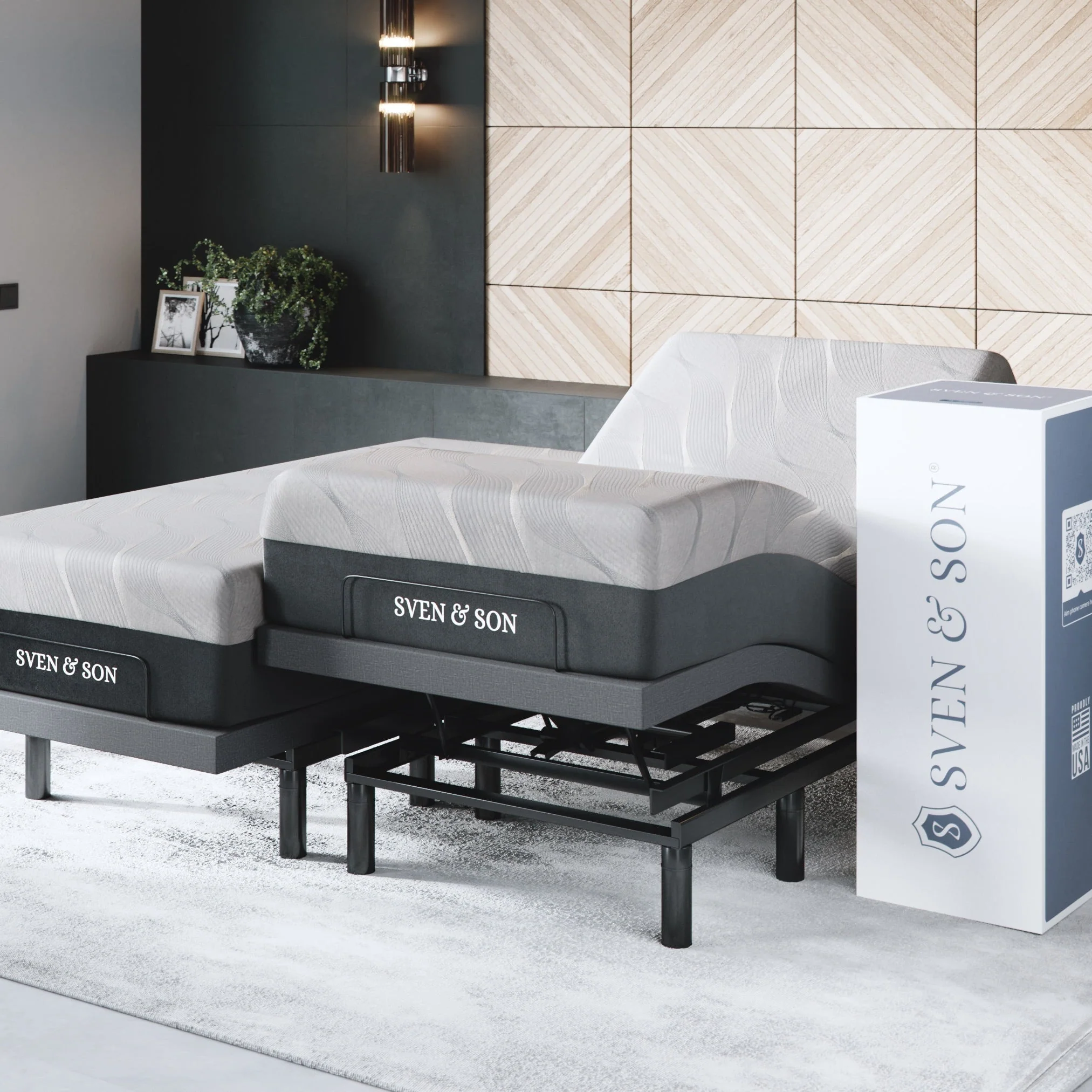 Bliss Series Adjustable Bed Frame + Choice of Mattress Bundle - Image 153