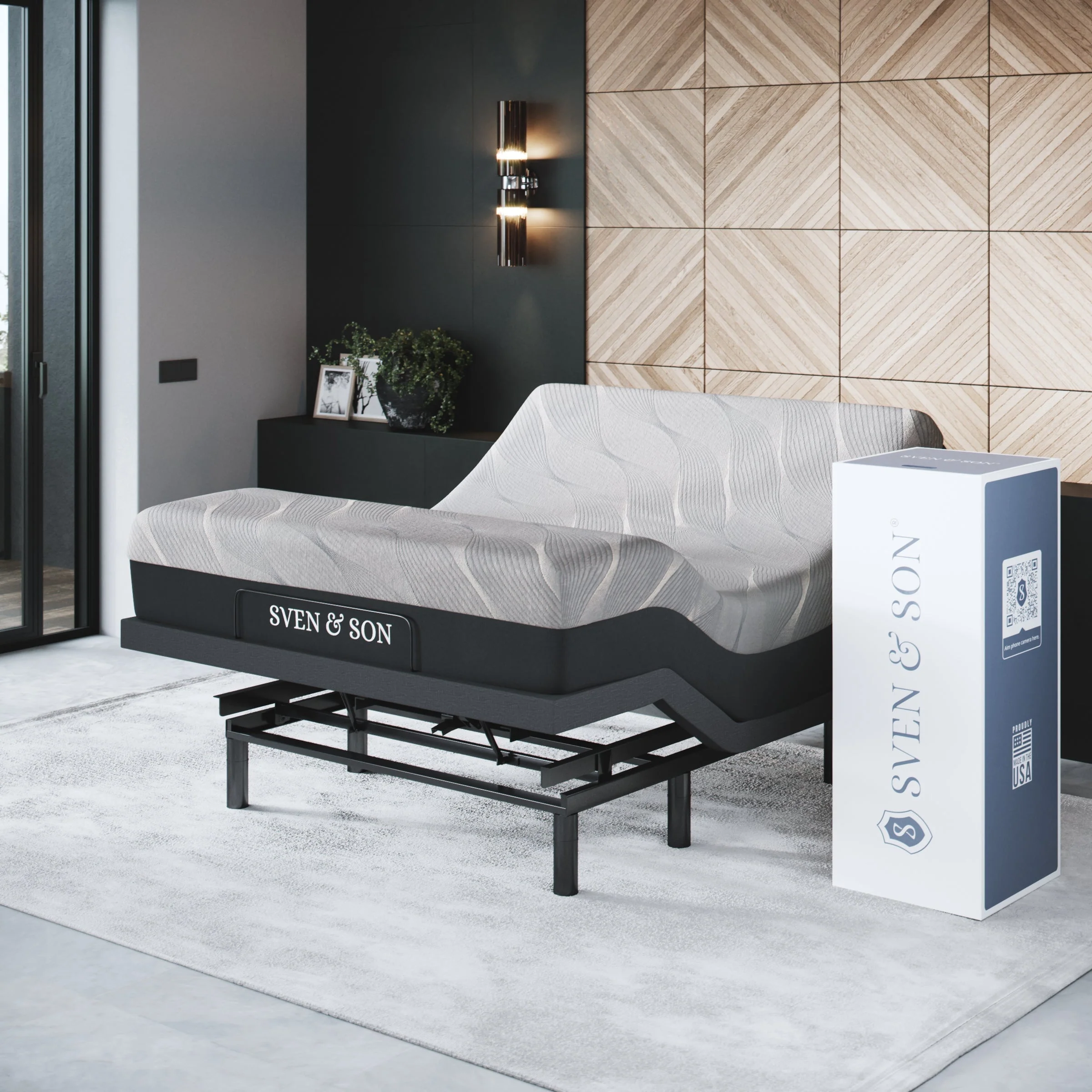 Bliss Series Adjustable Bed Frame + Choice of Mattress Bundle - Image 186