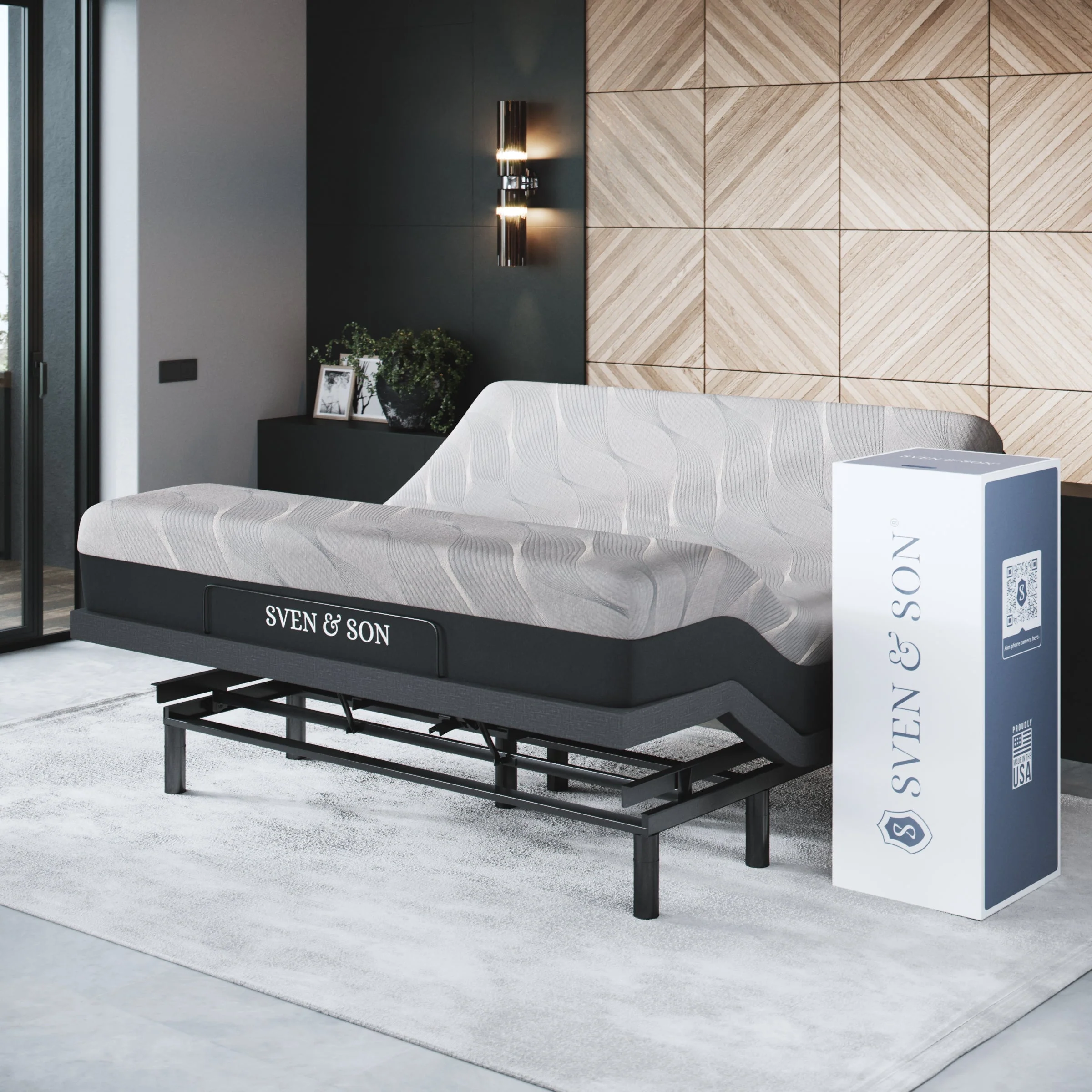 Bliss Series Adjustable Bed Frame + Choice of Mattress Bundle - Image 190