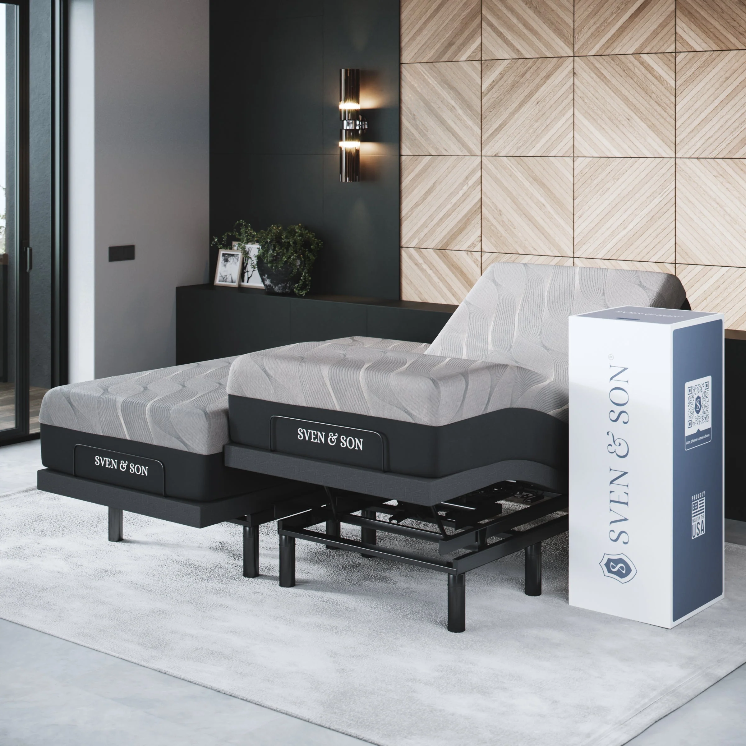 Bliss Series Adjustable Bed Frame + Choice of Mattress Bundle - Image 191