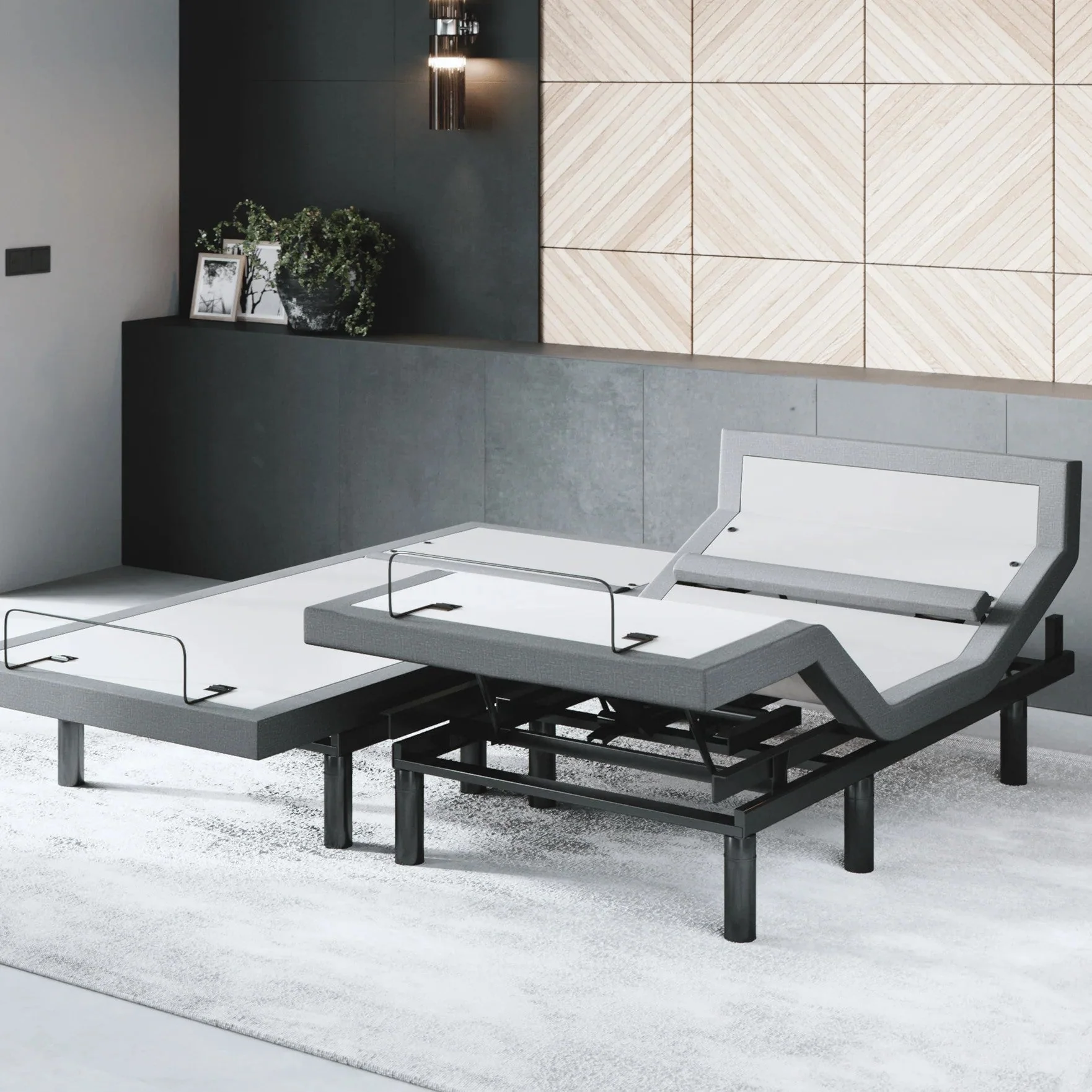 Bliss Series Adjustable Bed Frame + Choice of Mattress Bundle - Image 201