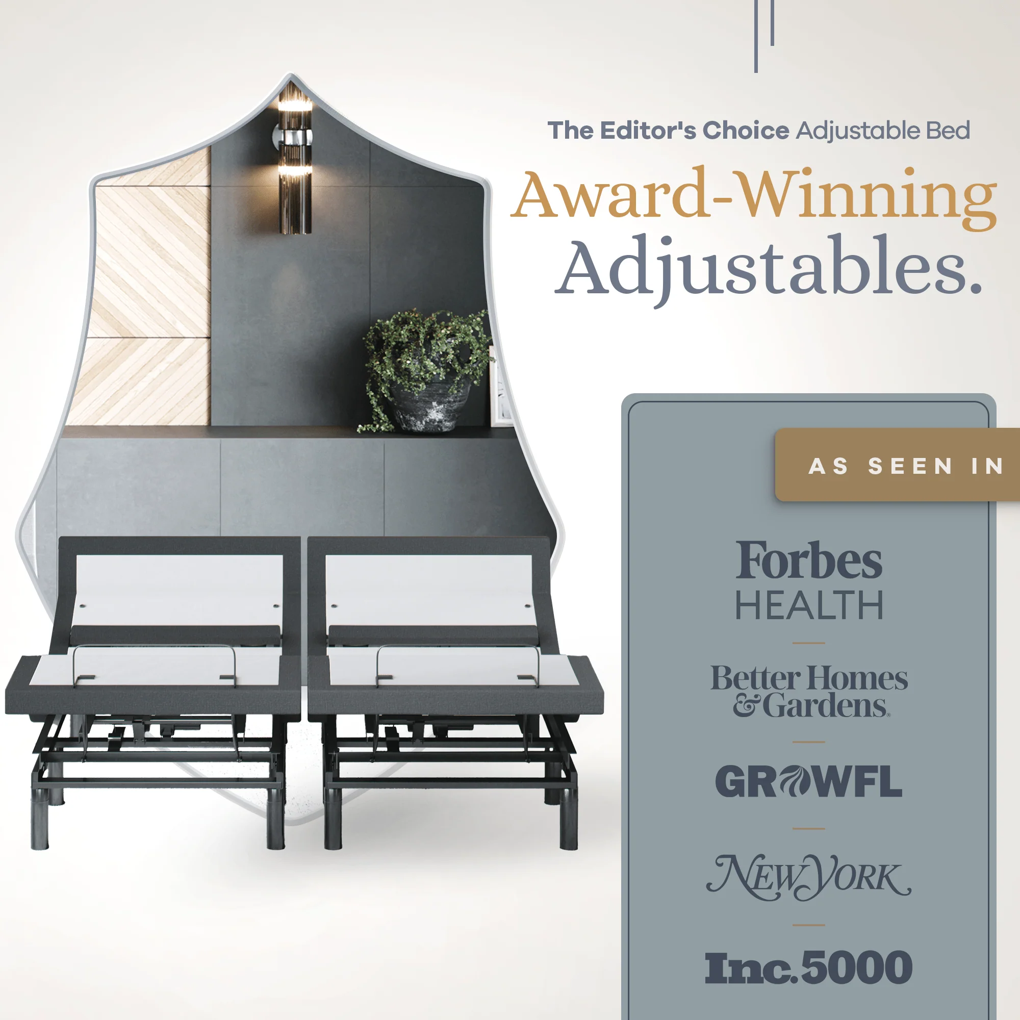 Bliss Series Adjustable Bed Frame + Choice of Mattress Bundle - Image 221