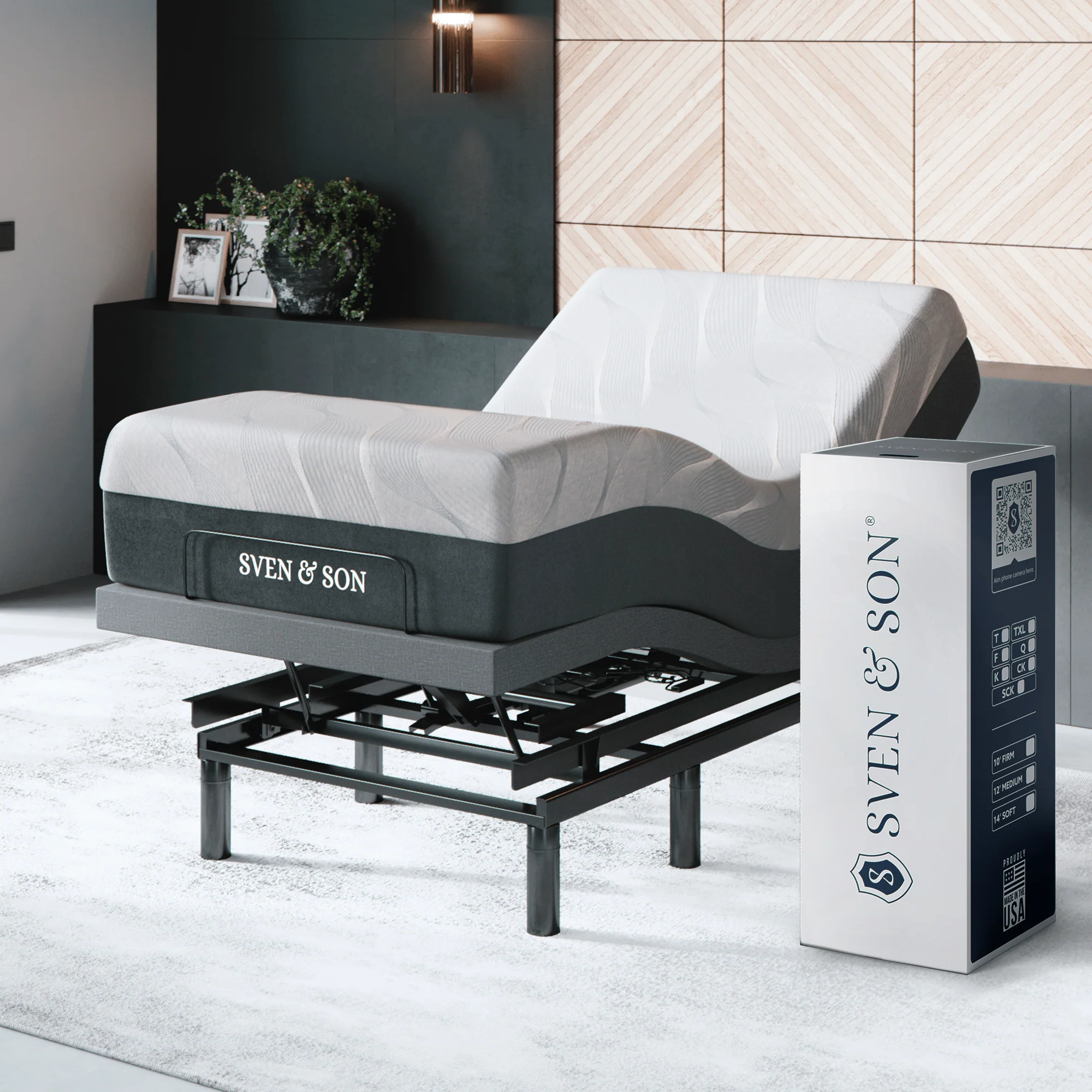 Bliss Series Adjustable Bed Frame + Choice of Mattress Bundle - Image 23