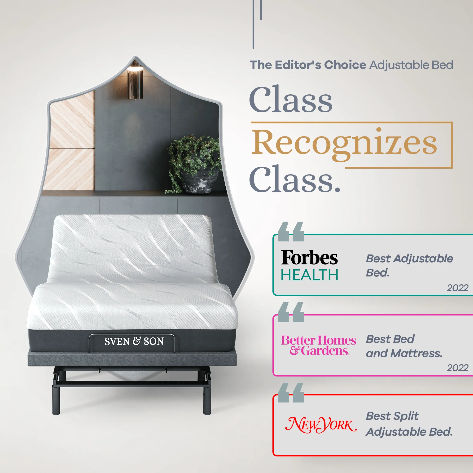 Bliss Series Adjustable Bed Frame + Choice of Mattress Bundle - Image 66