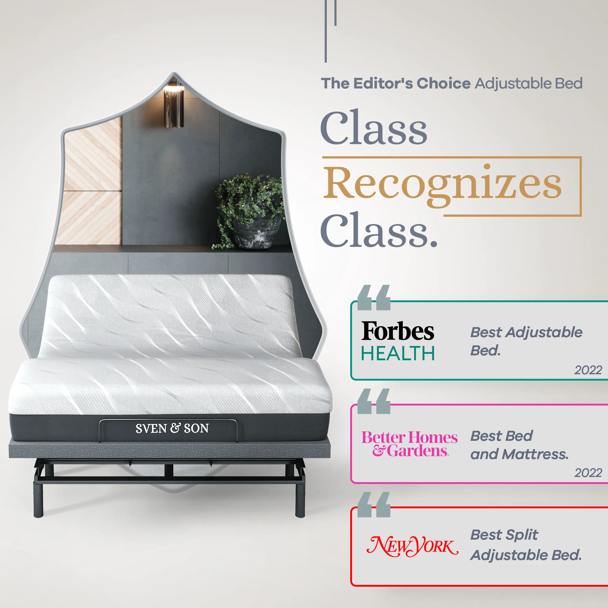 Bliss Series Adjustable Bed Frame + Choice of Mattress Bundle - Image 97