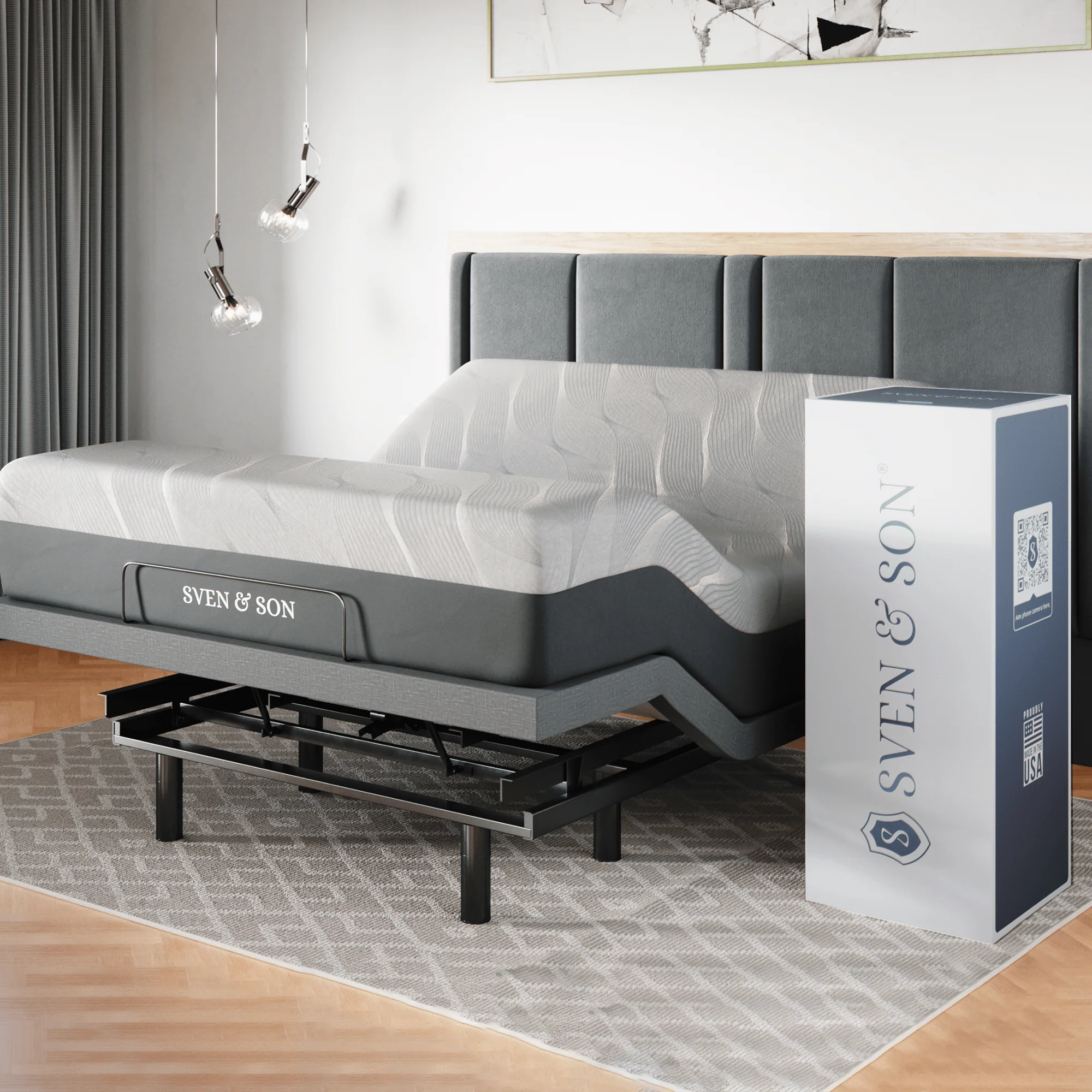 Classic Series Adjustable Bed Frame + Choice of Mattress Bundle - Image 127