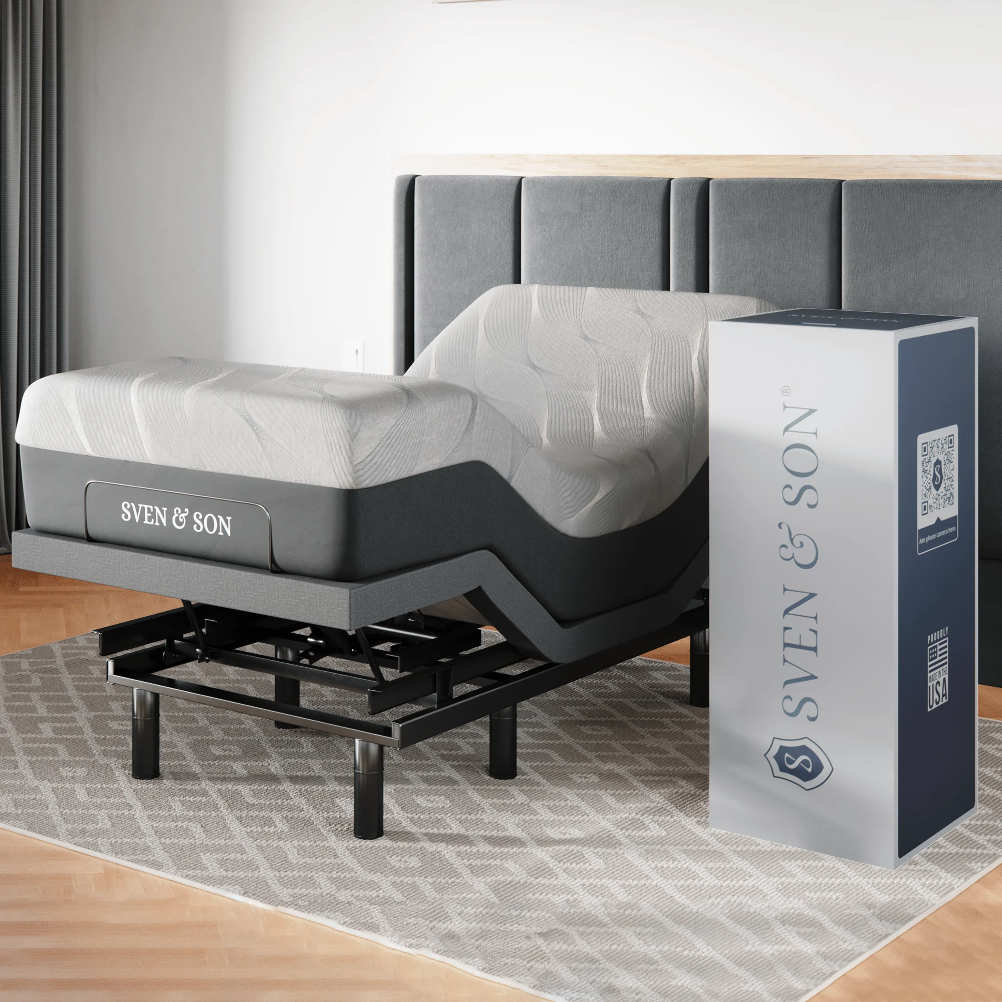 Classic Series Adjustable Bed Frame + Choice of Mattress Bundle - Image 137
