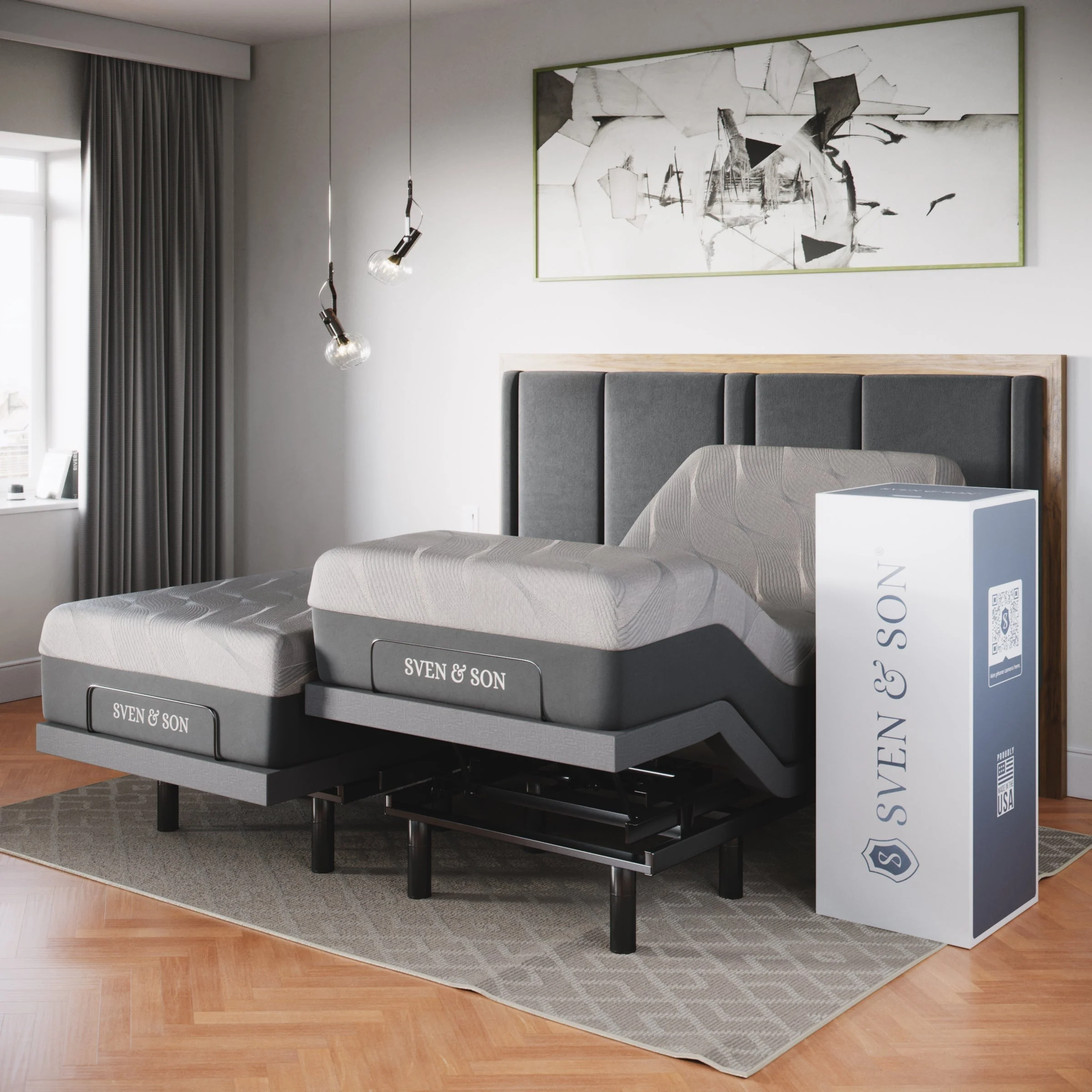 Classic Series Adjustable Bed Frame + Choice of Mattress Bundle - Image 158
