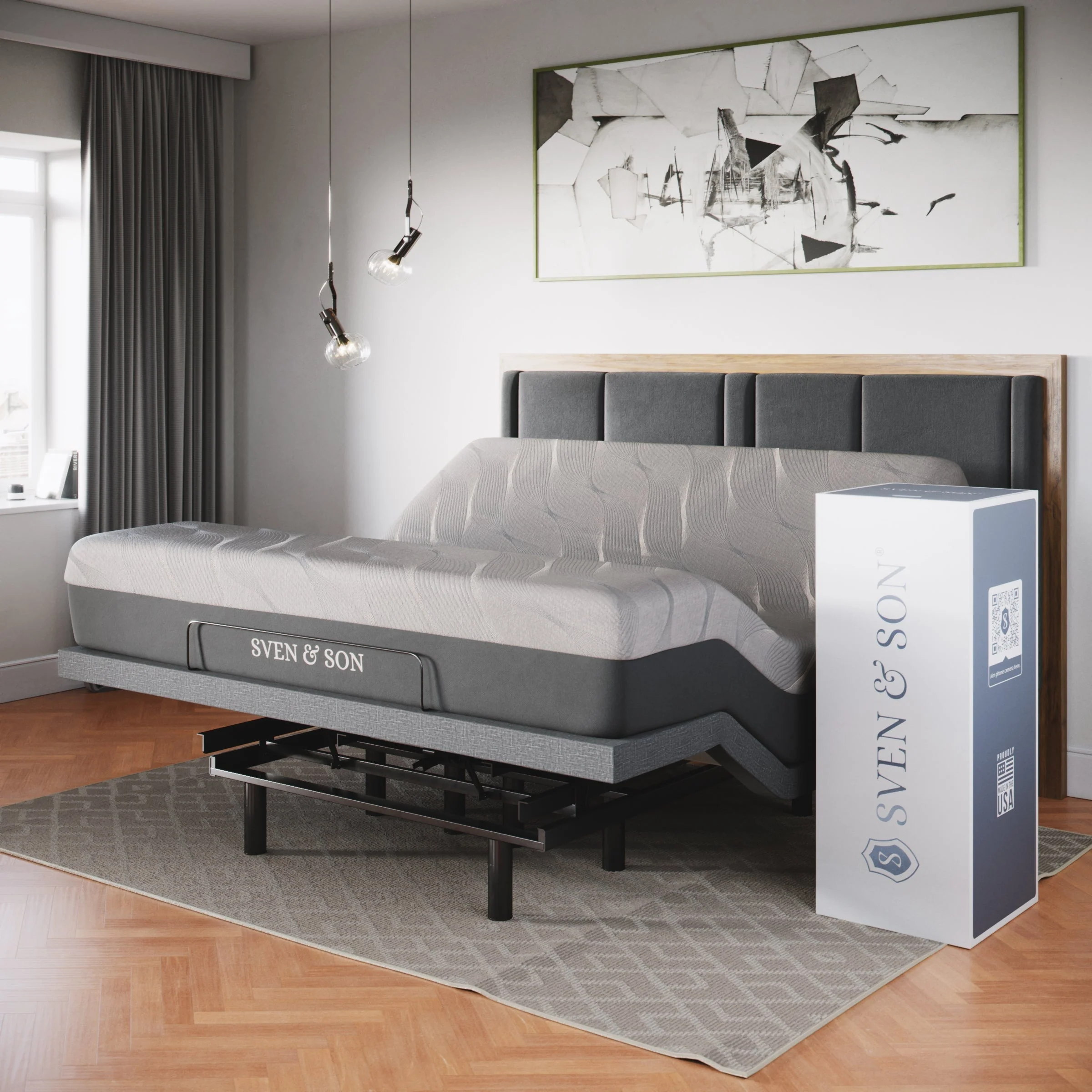 Classic Series Adjustable Bed Frame + Choice of Mattress Bundle - Image 162