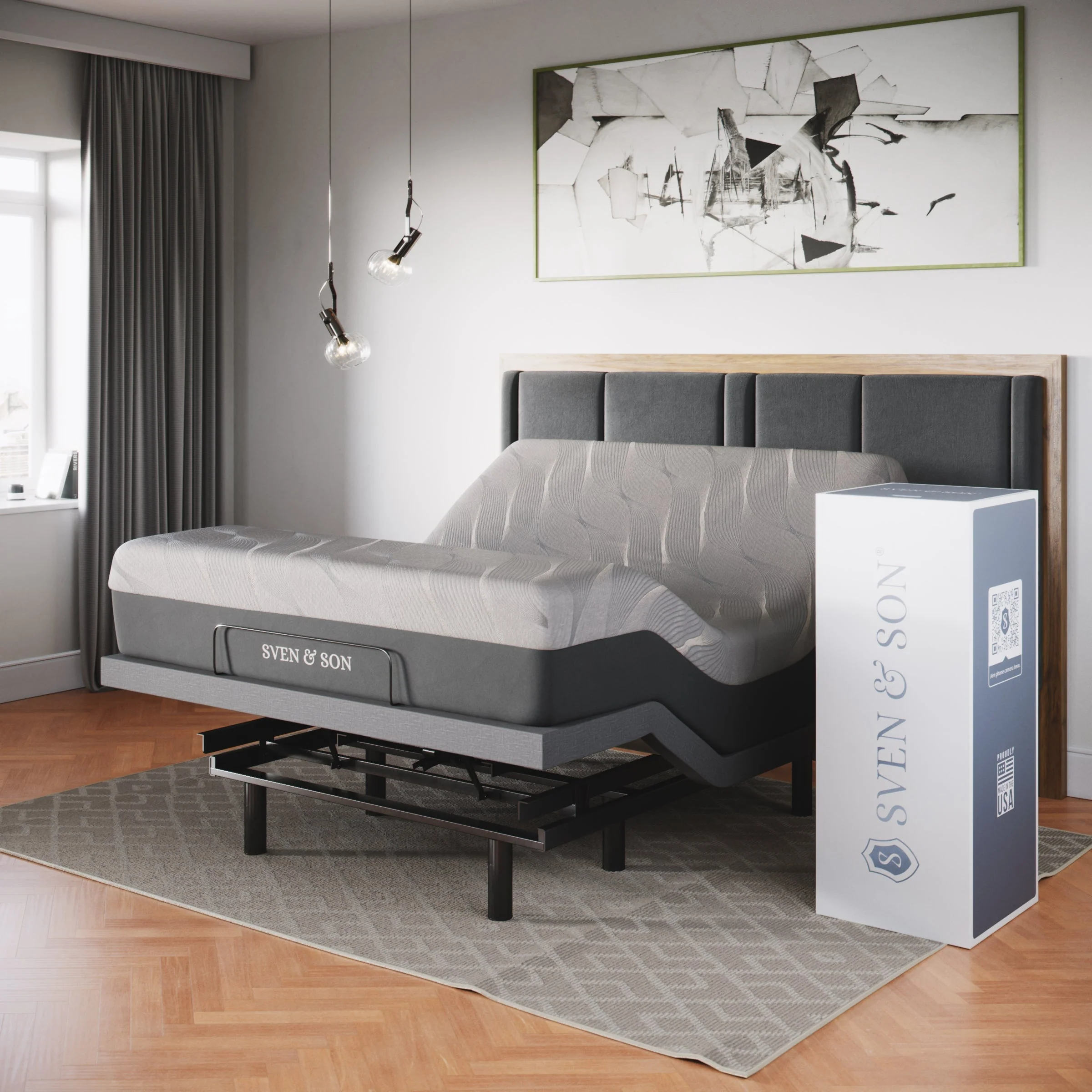 Classic Series Adjustable Bed Frame + Choice of Mattress Bundle - Image 165