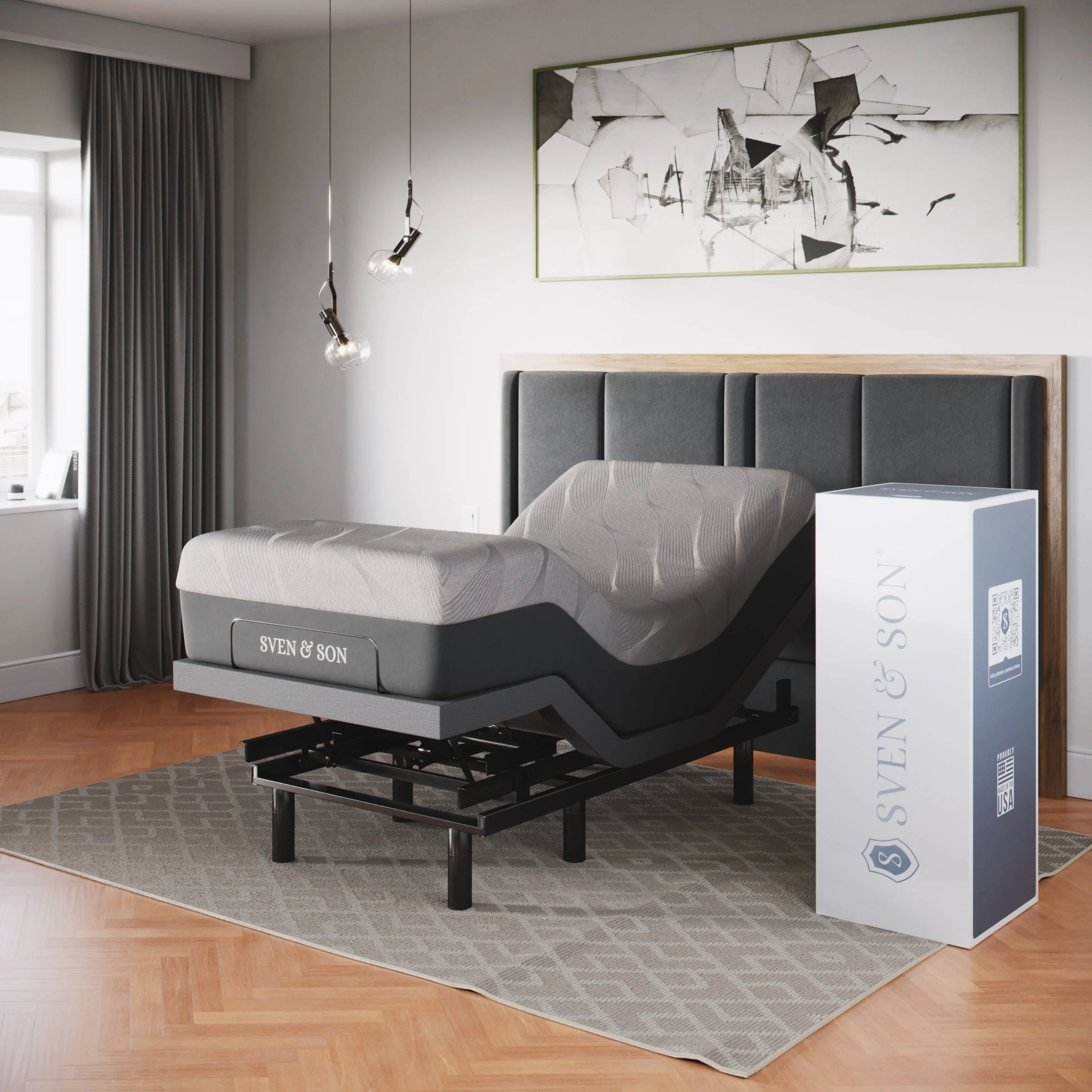 Classic Series Adjustable Bed Frame + Choice of Mattress Bundle - Image 168