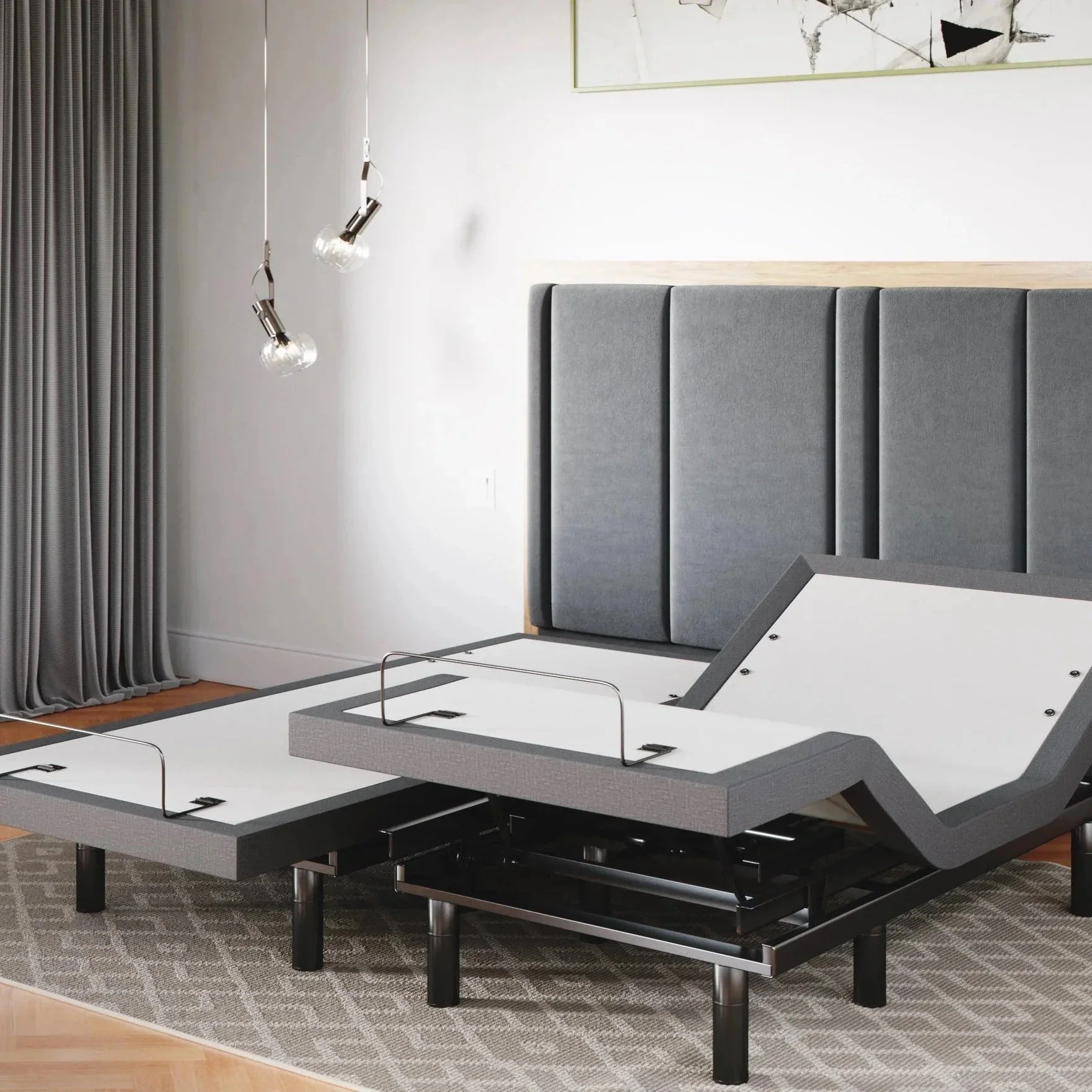 Classic Series Adjustable Bed Frame + Choice of Mattress Bundle - Image 188