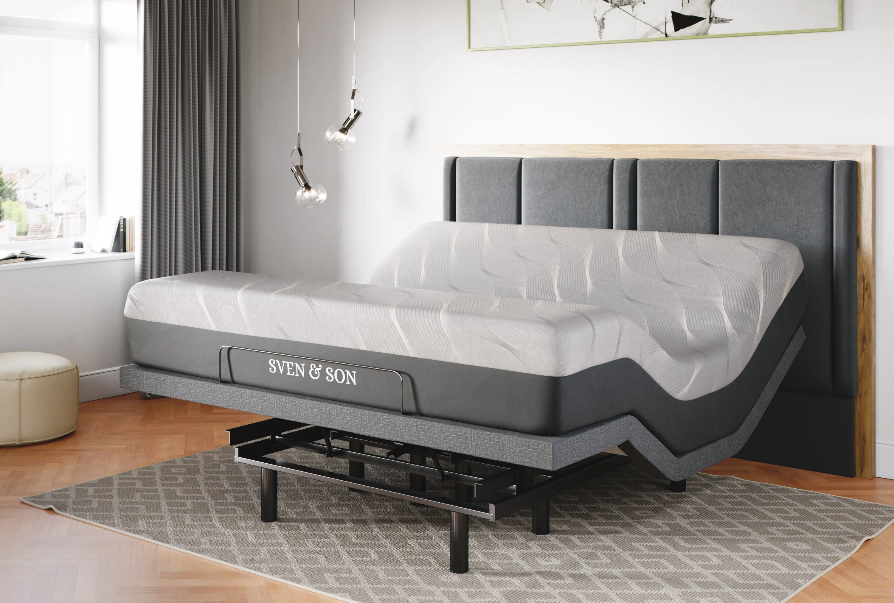 Classic Series Adjustable Bed Frame + Choice of Mattress Bundle - Image 36