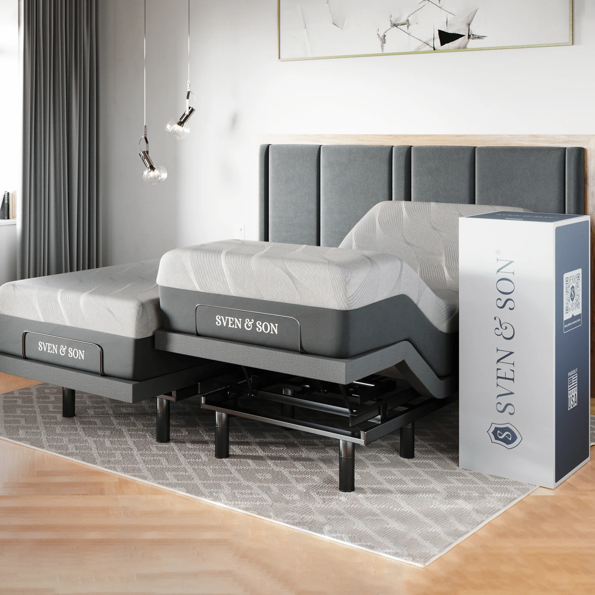 Classic Series Adjustable Bed Frame + Choice of Mattress Bundle - Image 80