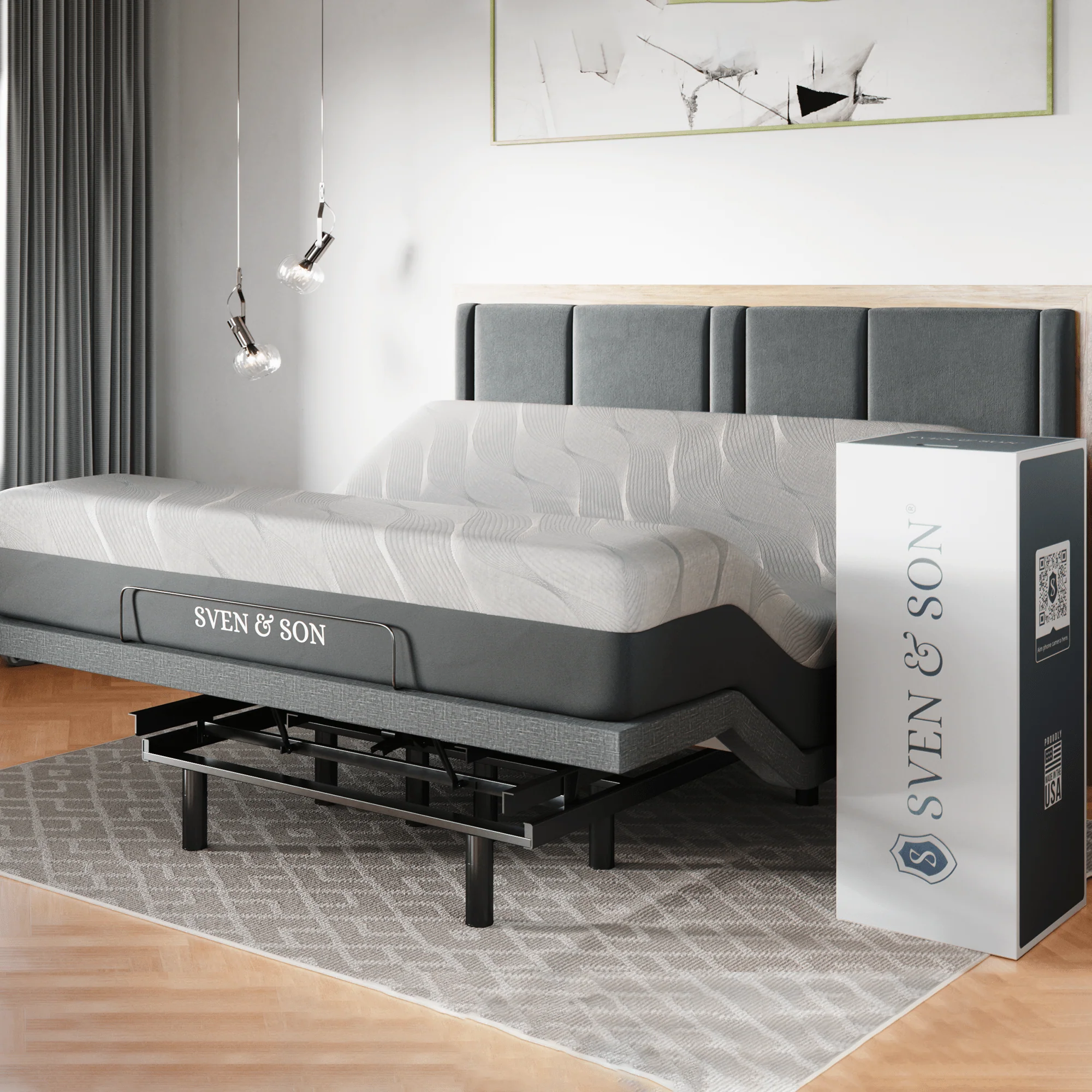 Classic Series Adjustable Bed Frame + Choice of Mattress Bundle - Image 89