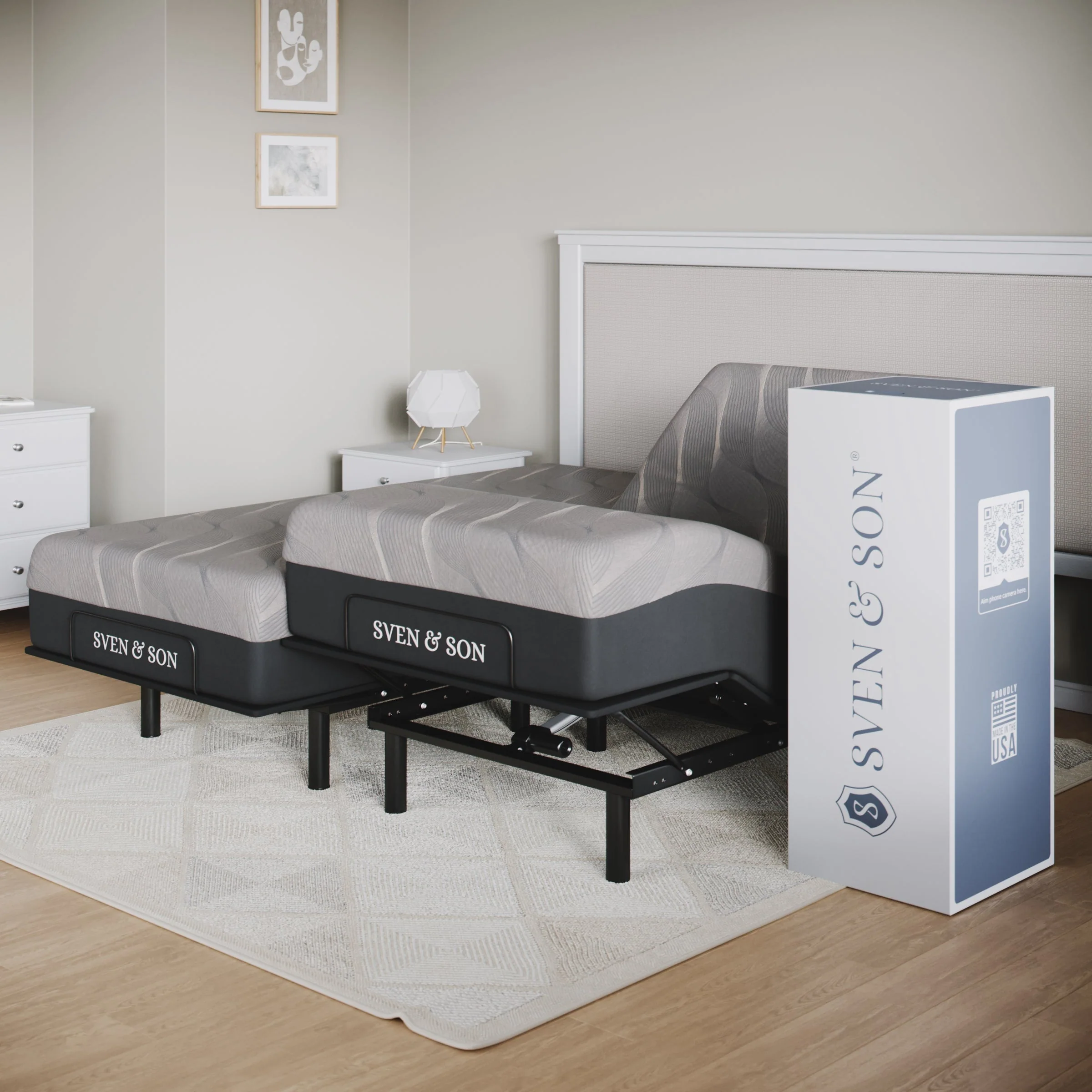 Essential Series Adjustable Bed Frame + Choice of Mattress Bundle - Image 171