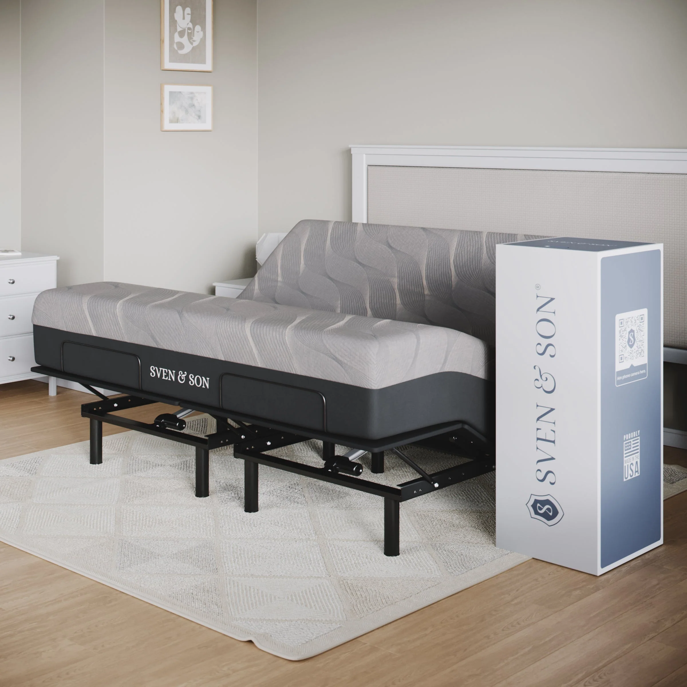 Essential Series Adjustable Bed Frame + Choice of Mattress Bundle - Image 174