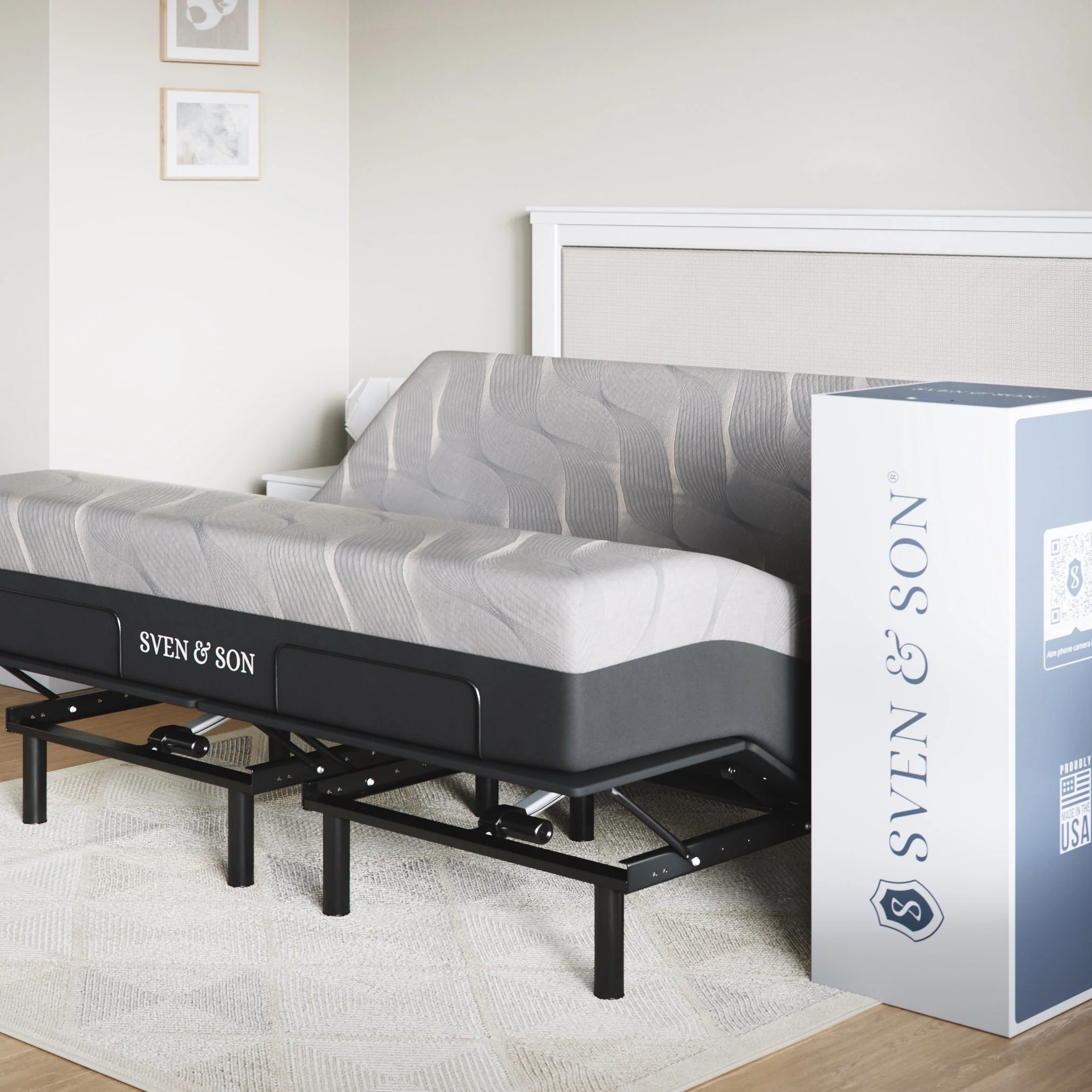 Essential Series Adjustable Bed Frame + Choice of Mattress Bundle - Image 62