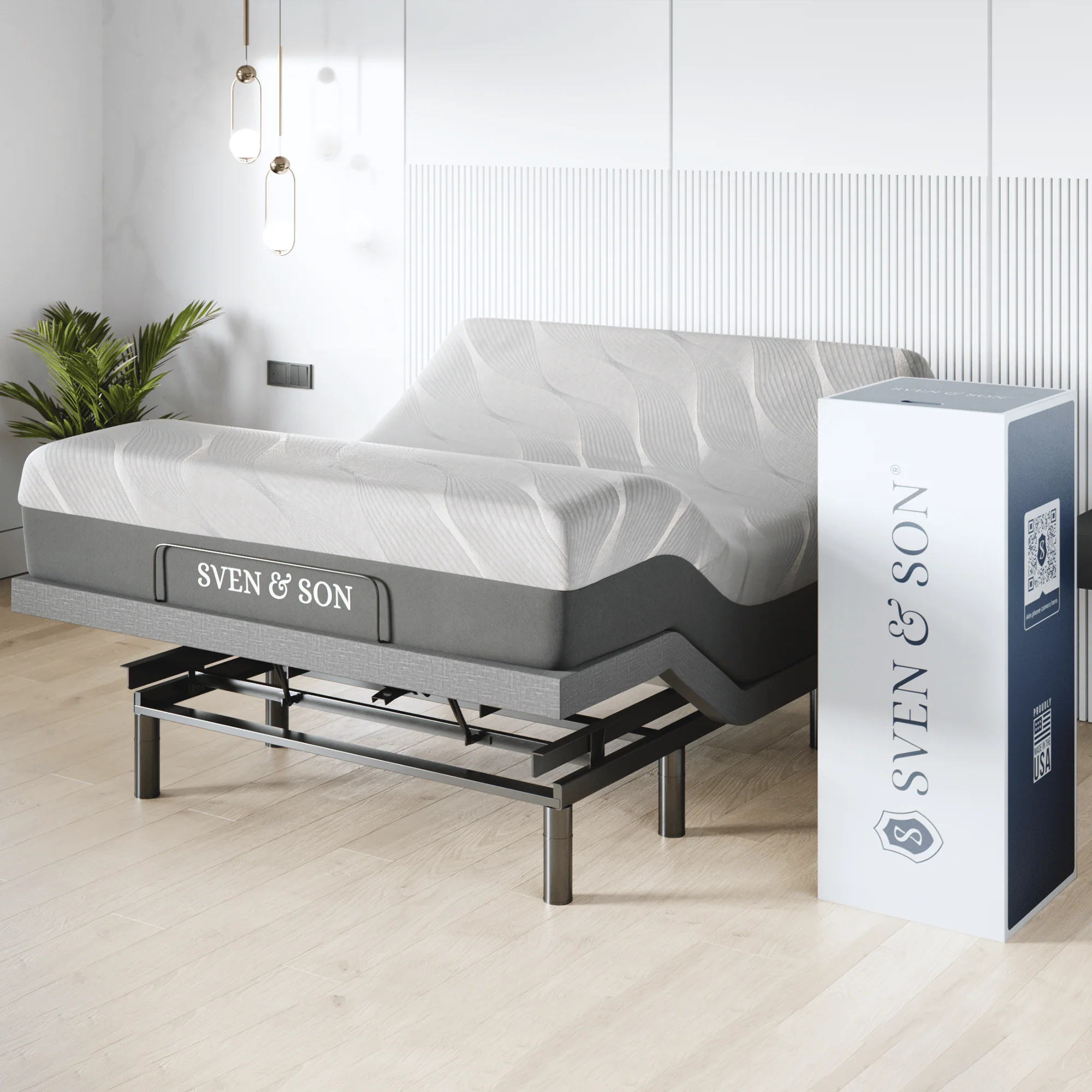 Harmony Series Adjustable Bed Frame + Choice of Mattress Bundle - Image 102