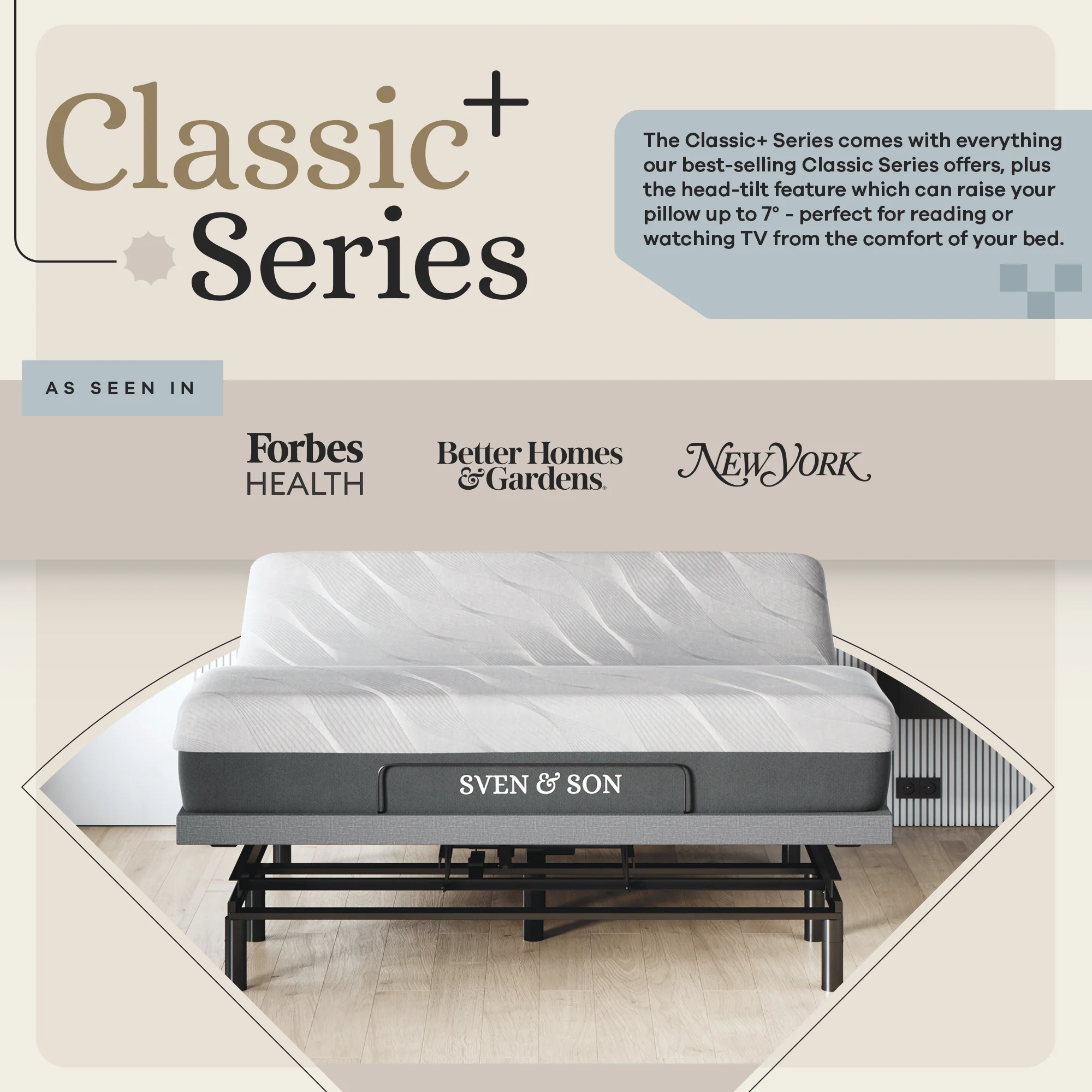 Harmony Series Adjustable Bed Frame + Choice of Mattress Bundle - Image 139