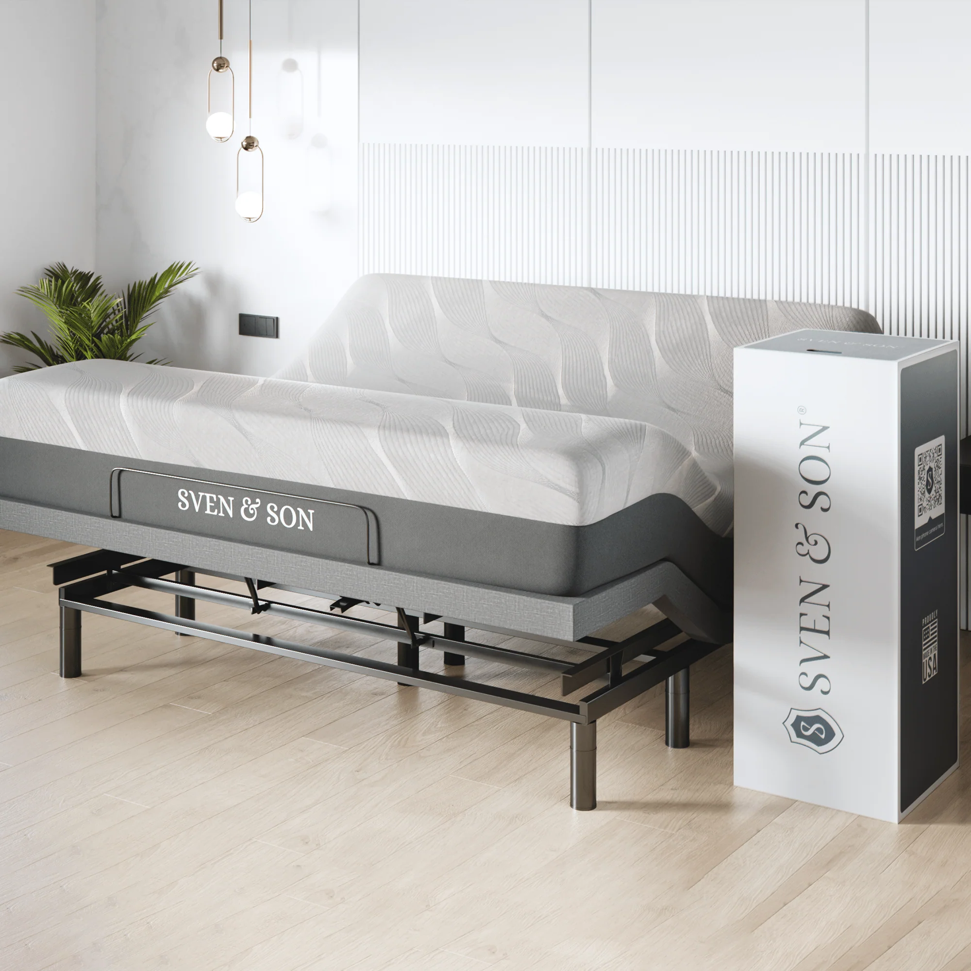 Harmony Series Adjustable Bed Frame + Choice of Mattress Bundle - Image 149