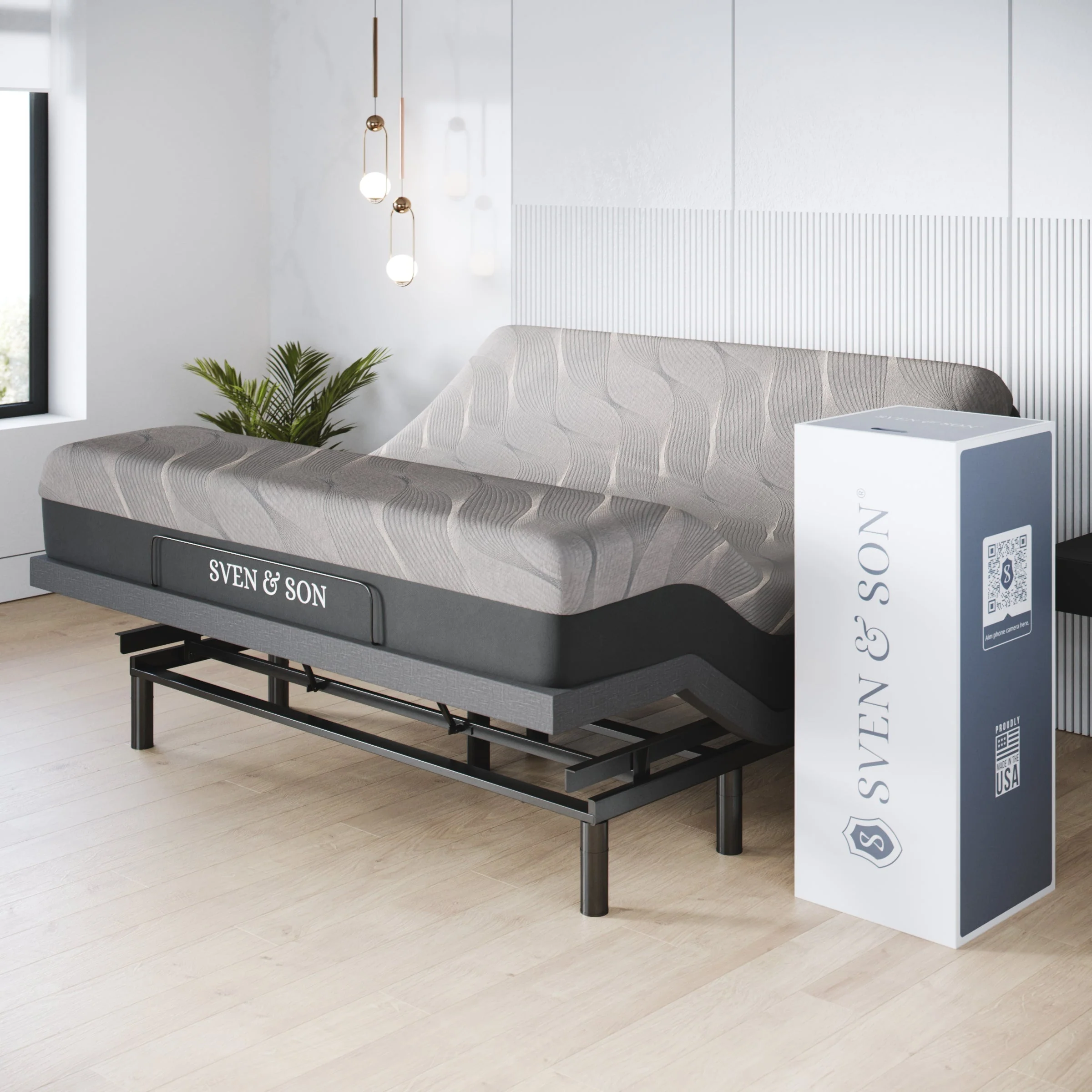 Harmony Series Adjustable Bed Frame + Choice of Mattress Bundle - Image 177