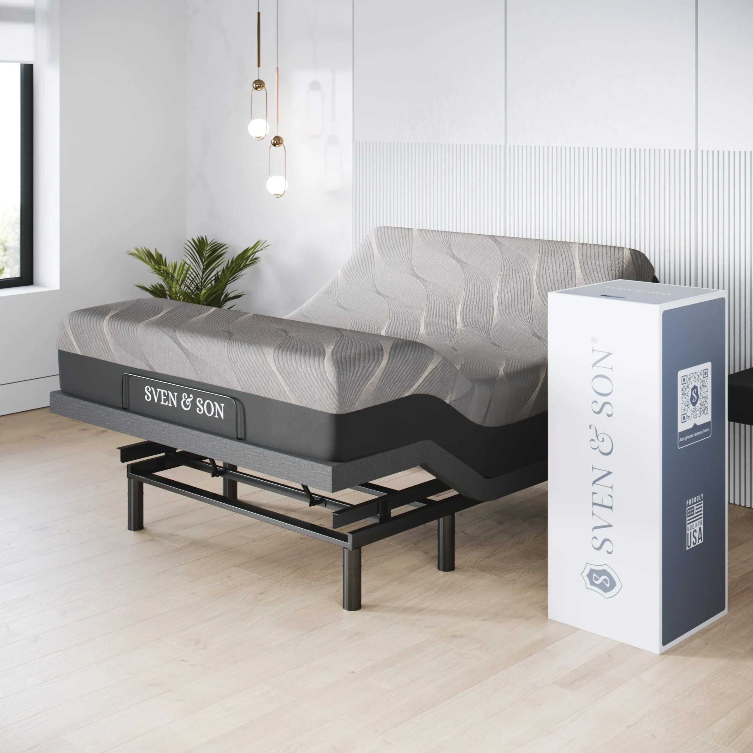 Harmony Series Adjustable Bed Frame + Choice of Mattress Bundle - Image 182