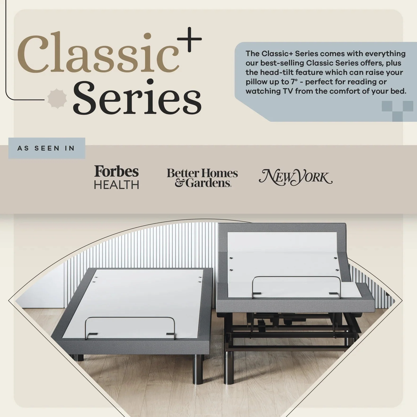 Harmony Series Adjustable Bed Frame + Choice of Mattress Bundle - Image 205