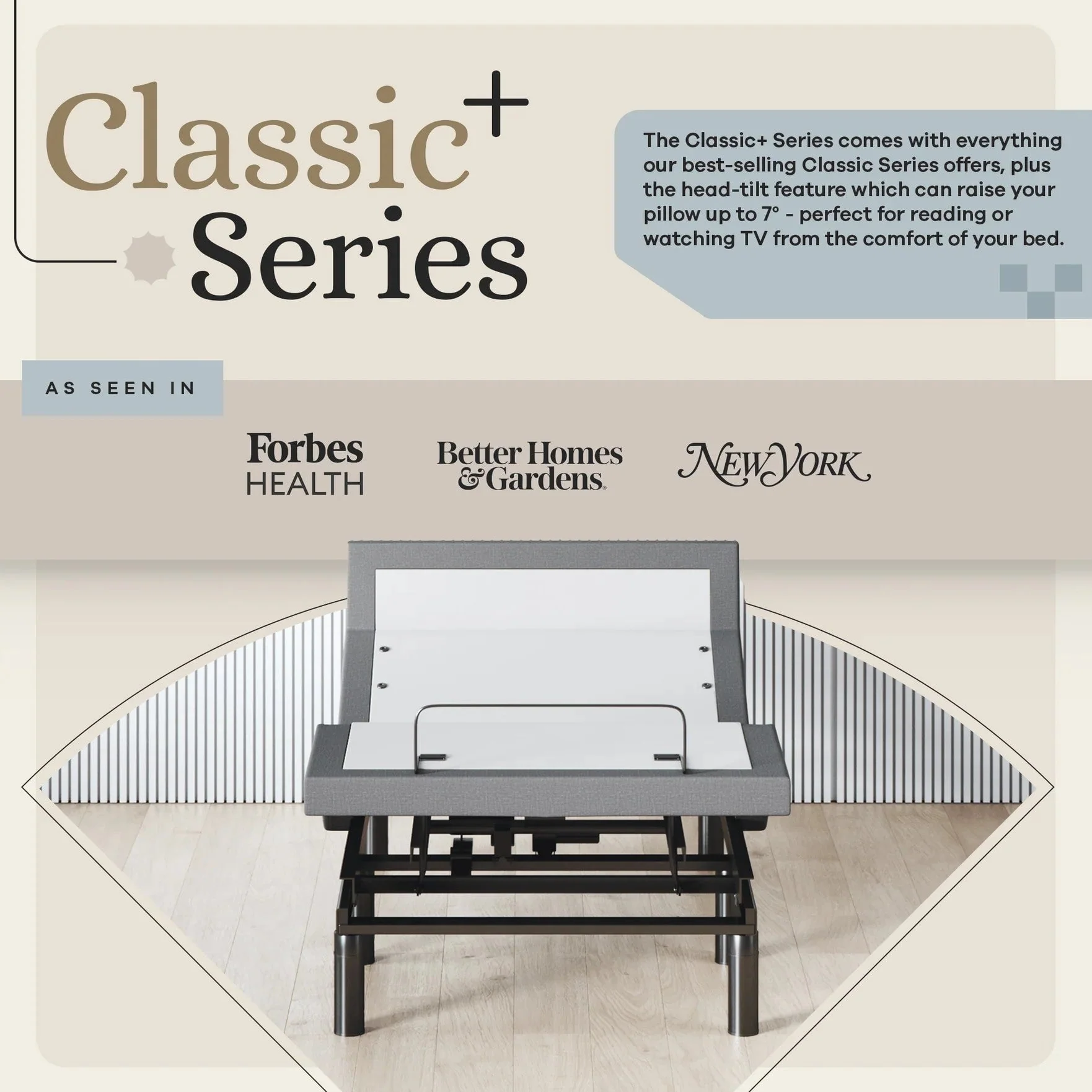 Harmony Series Adjustable Bed Frame + Choice of Mattress Bundle - Image 210