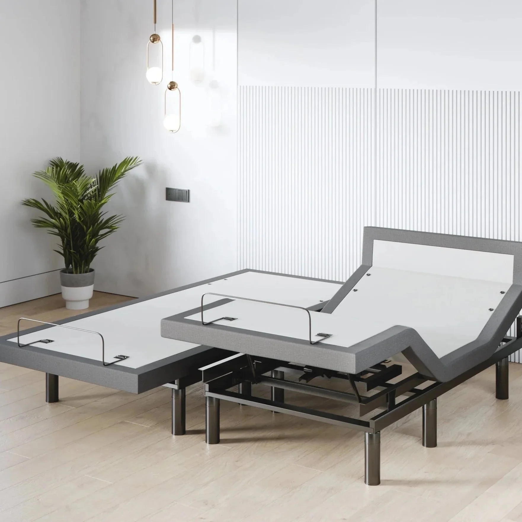 Harmony Series Adjustable Bed Frame + Choice of Mattress Bundle - Image 211