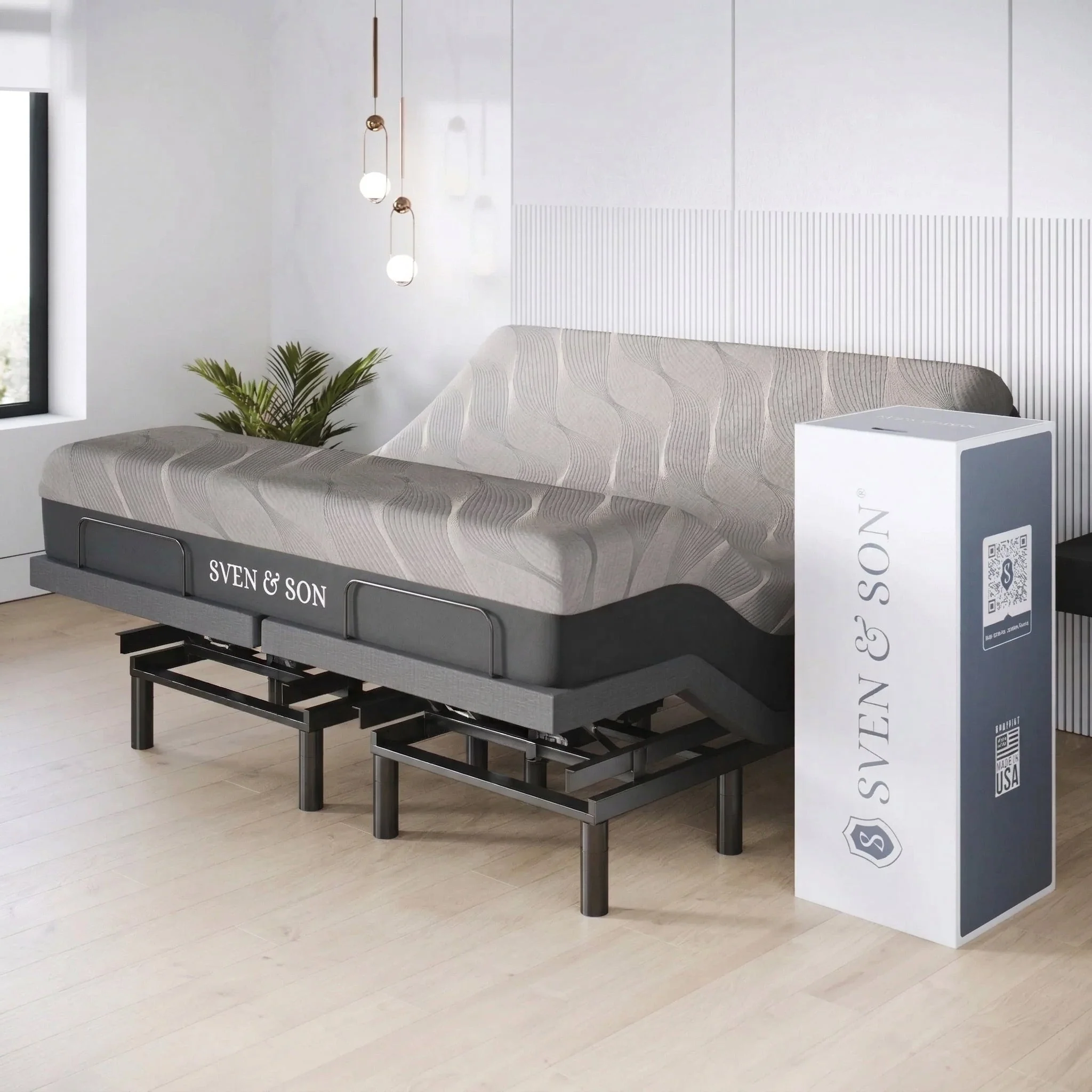 Harmony Series Adjustable Bed Frame + Choice of Mattress Bundle - Image 233