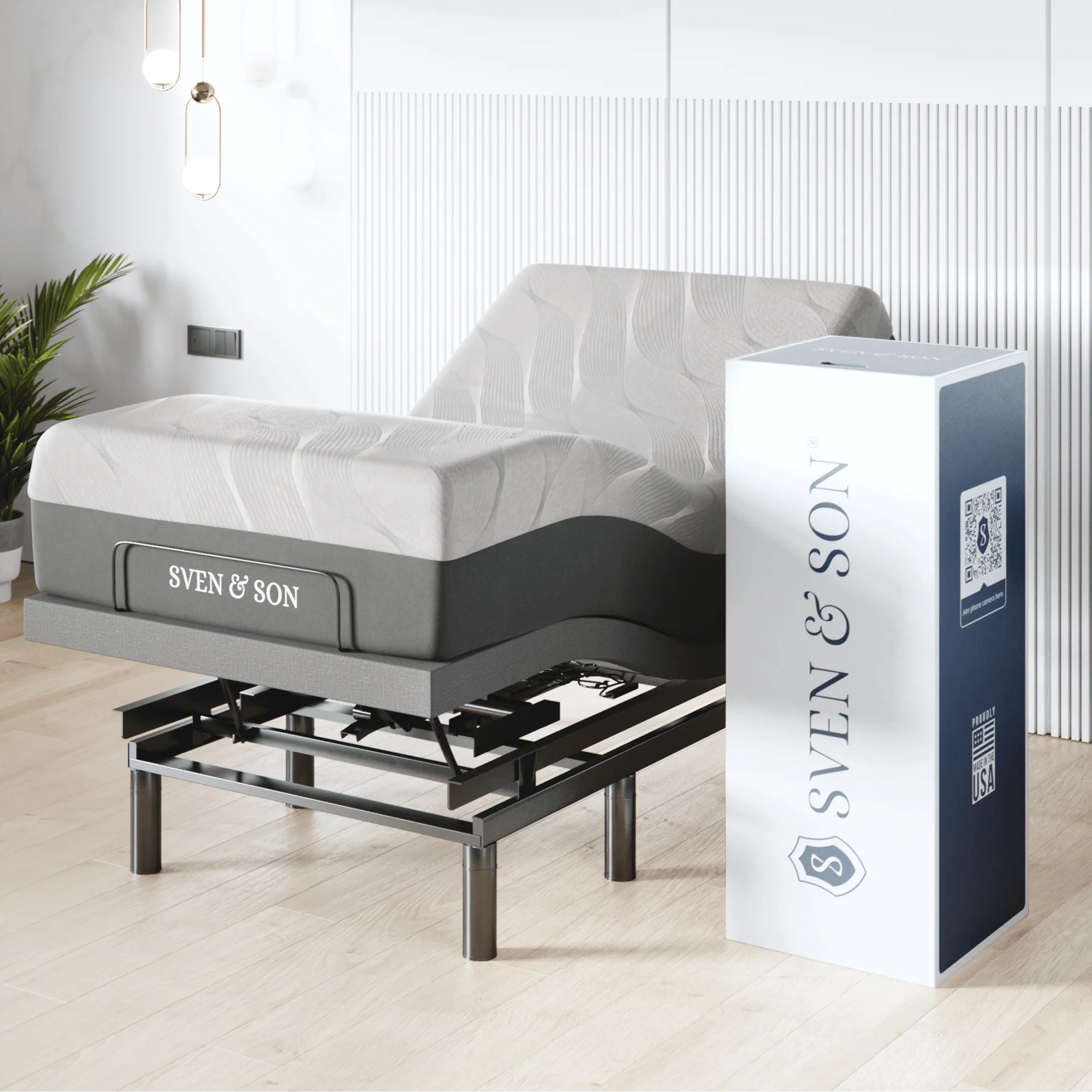 Harmony Series Adjustable Bed Frame + Choice of Mattress Bundle - Image 81