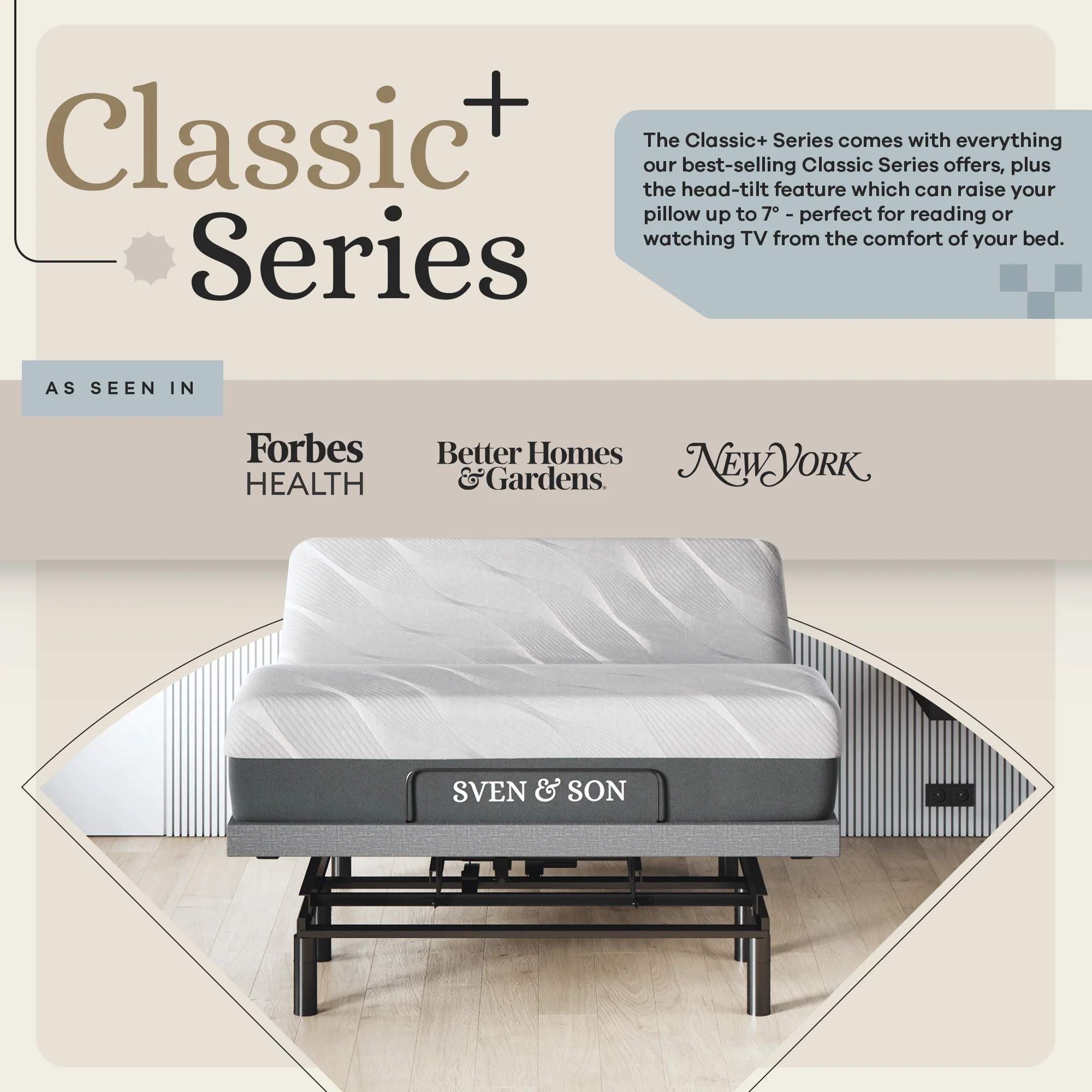 Harmony Series Adjustable Bed Frame + Choice of Mattress Bundle - Image 91
