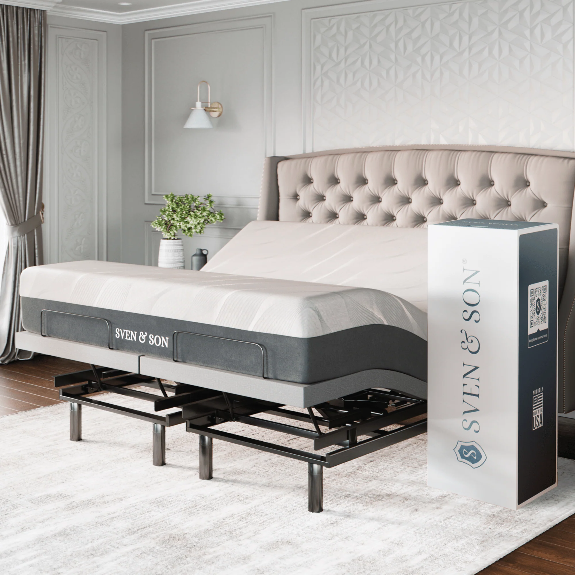 Platinum Series Adjustable Bed Frame + Choice of Mattress Bundle - Image 101