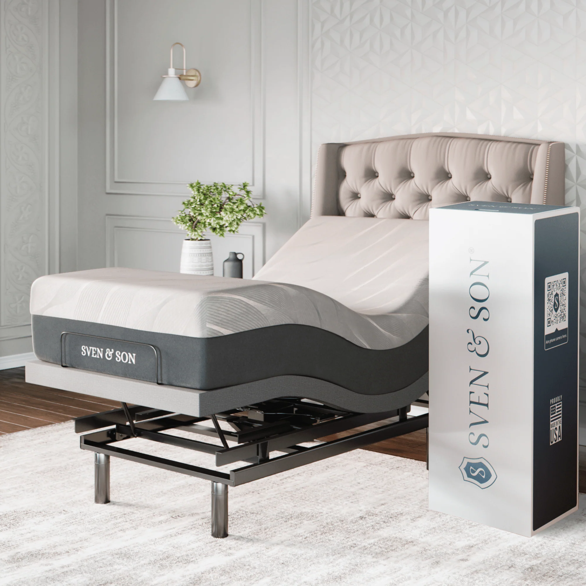 Platinum Series Adjustable Bed Frame + Choice of Mattress Bundle - Image 106