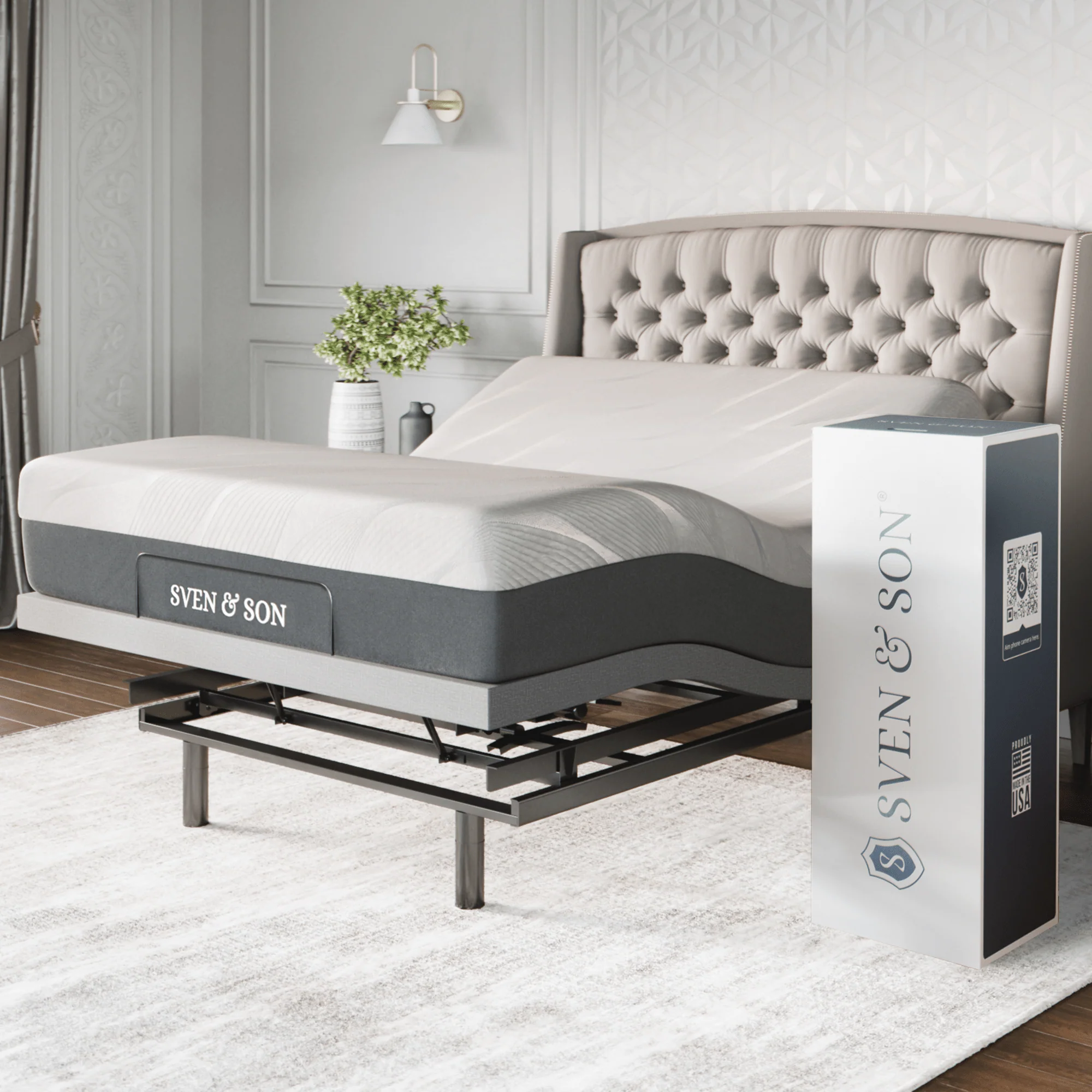 Platinum Series Adjustable Bed Frame + Choice of Mattress Bundle - Image 135