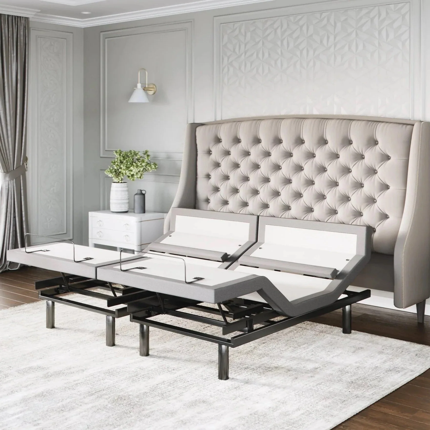 Platinum Series Adjustable Bed Frame + Choice of Mattress Bundle - Image 186