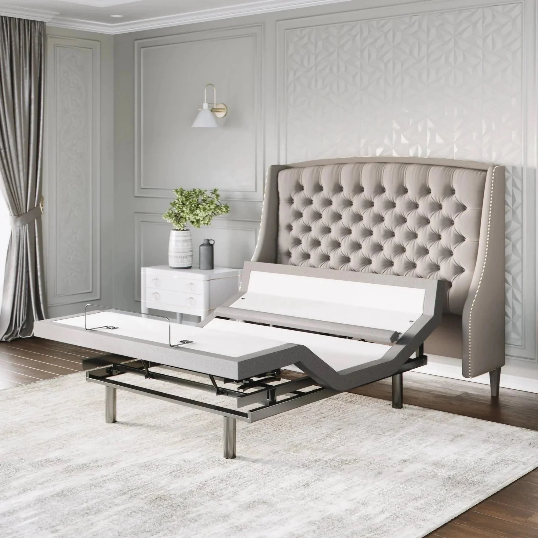 Platinum Series Adjustable Bed Frame + Choice of Mattress Bundle - Image 192