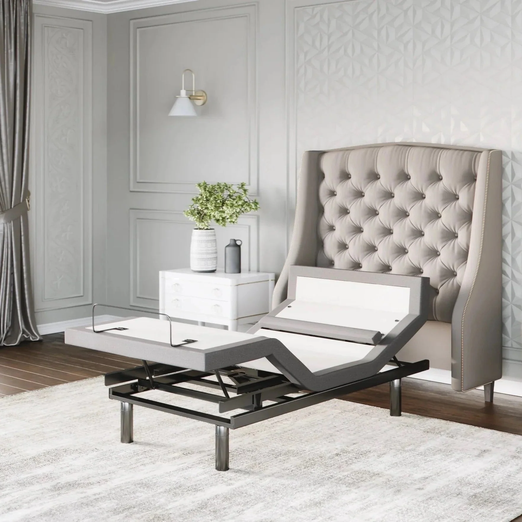 Platinum Series Adjustable Bed Frame + Choice of Mattress Bundle - Image 206