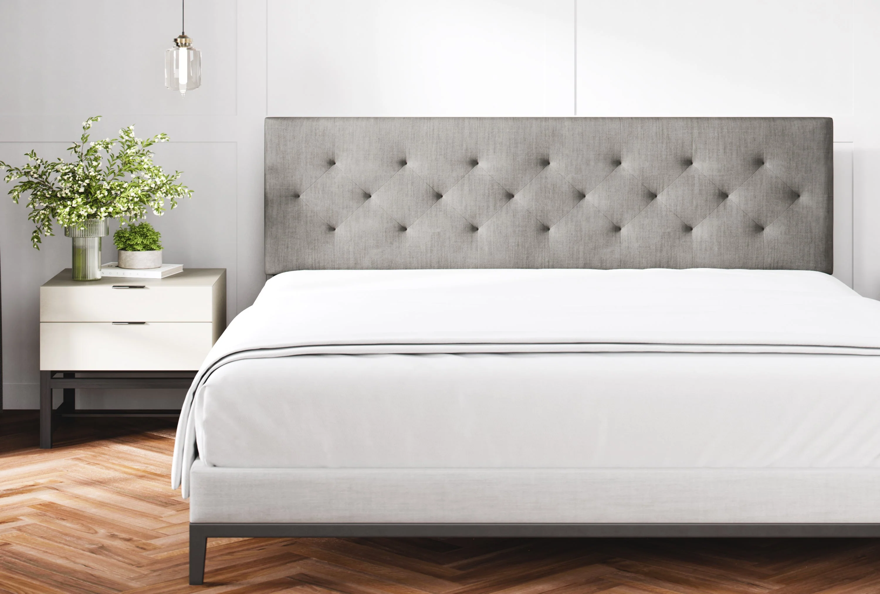 Tufted Mid-Rise Upholstered Headboard - Image 10