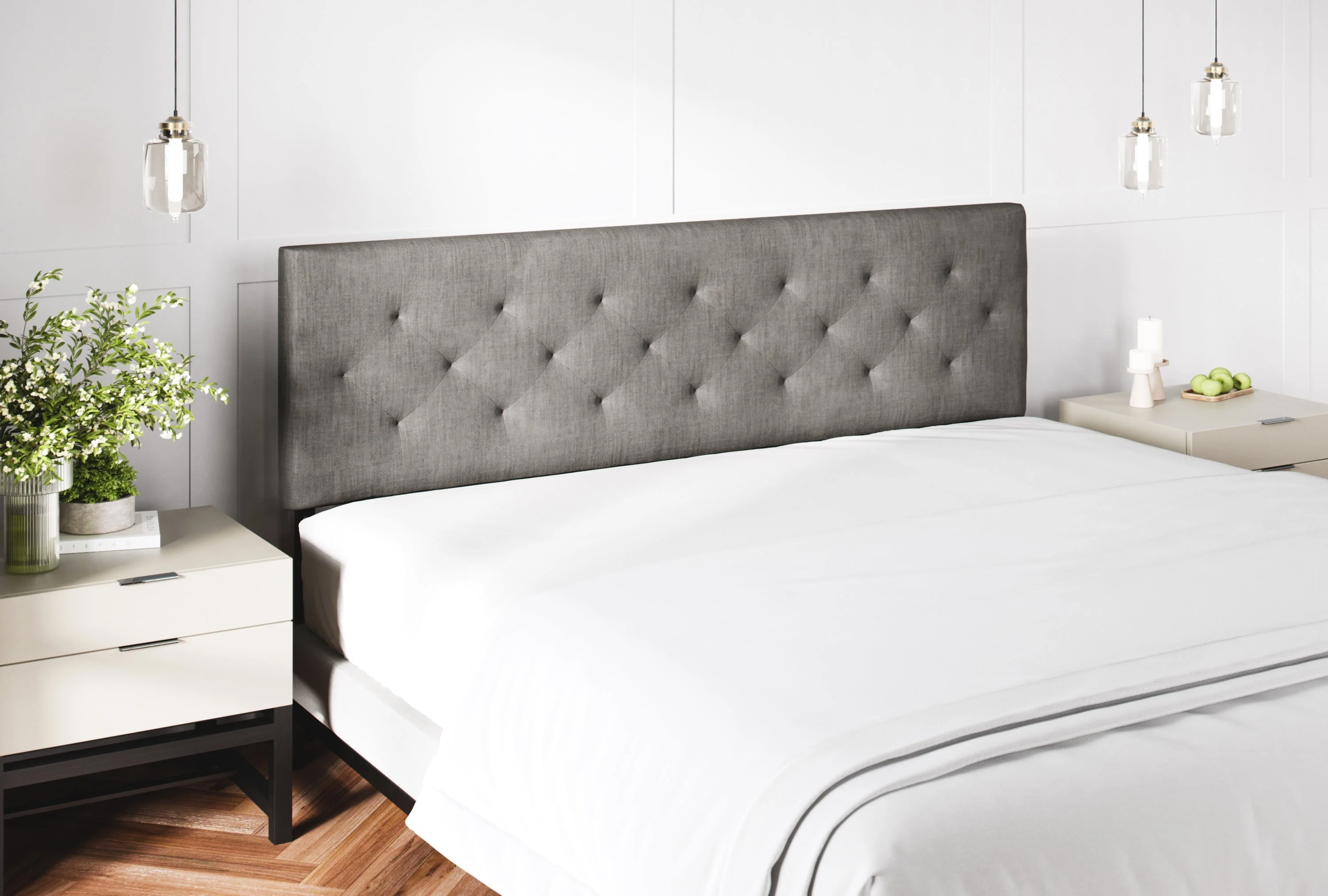 Tufted Mid-Rise Upholstered Headboard - Image 14