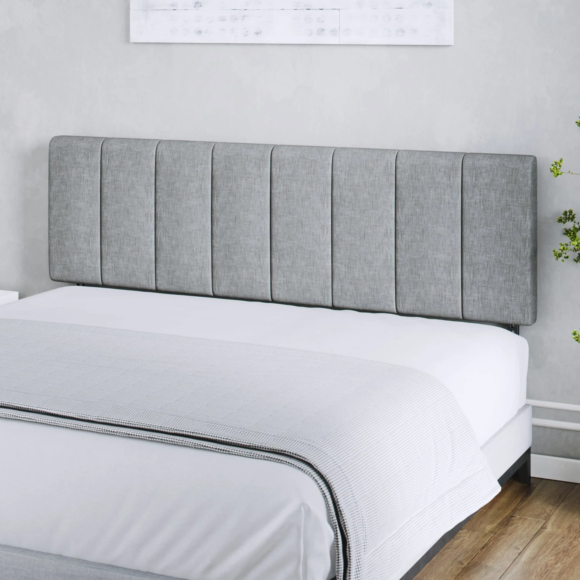 Tufted Mid-Rise Upholstered Headboard - Image 29