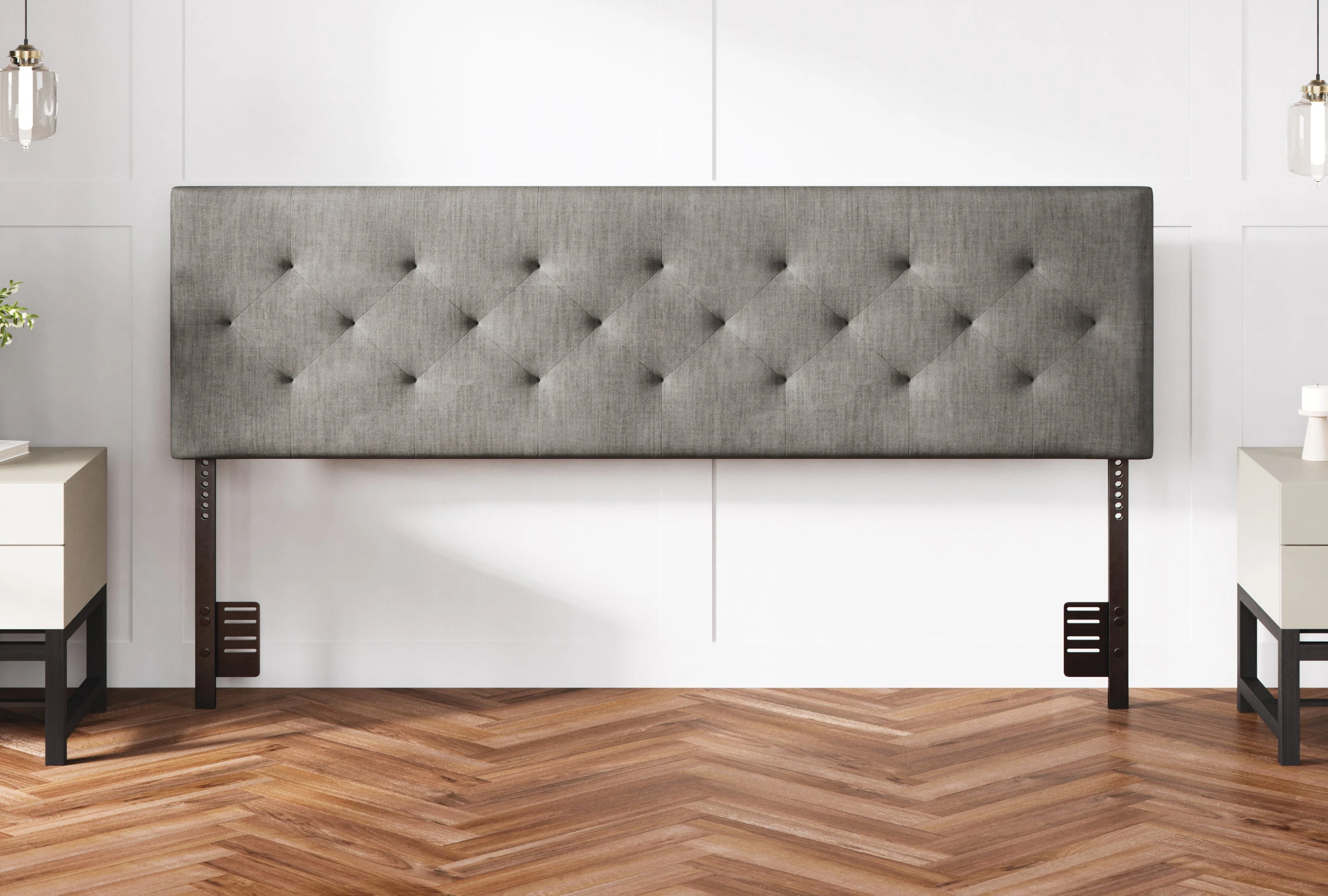Tufted Mid-Rise Upholstered Headboard - Image 3