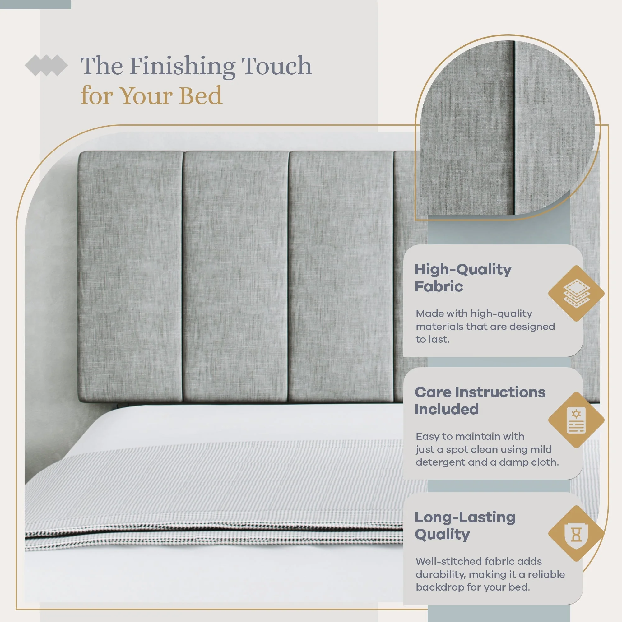 Tufted Mid-Rise Upholstered Headboard - Image 33