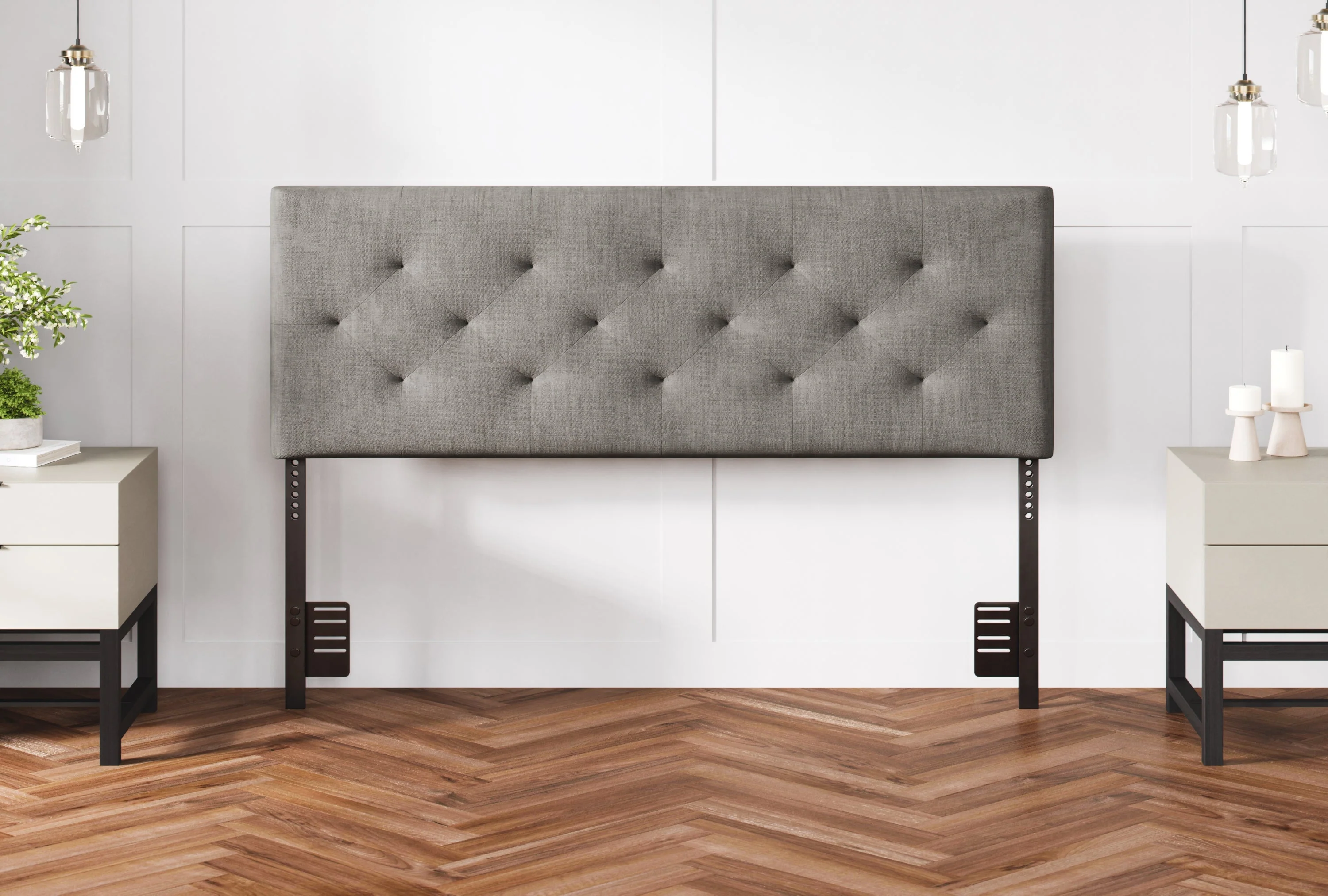 Tufted Mid-Rise Upholstered Headboard - Image 5