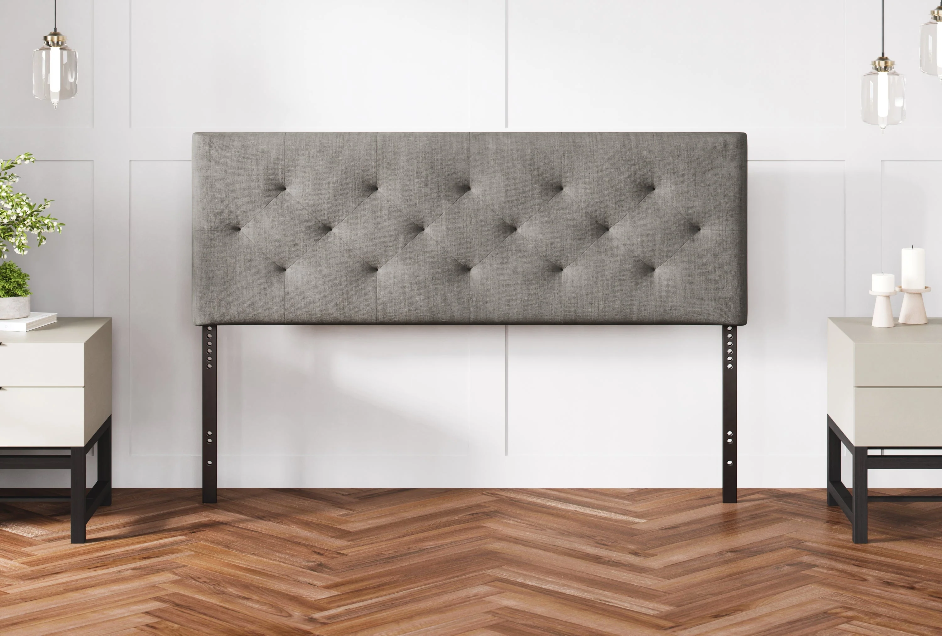 Tufted Mid-Rise Upholstered Headboard - Image 7